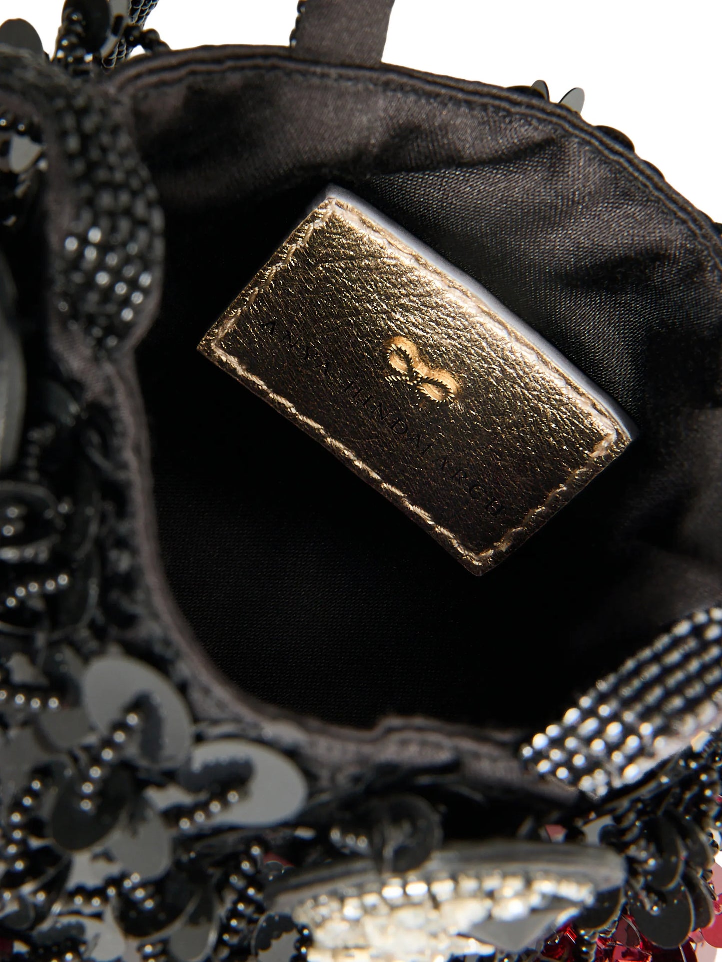 Ladybird sequin bucket bag