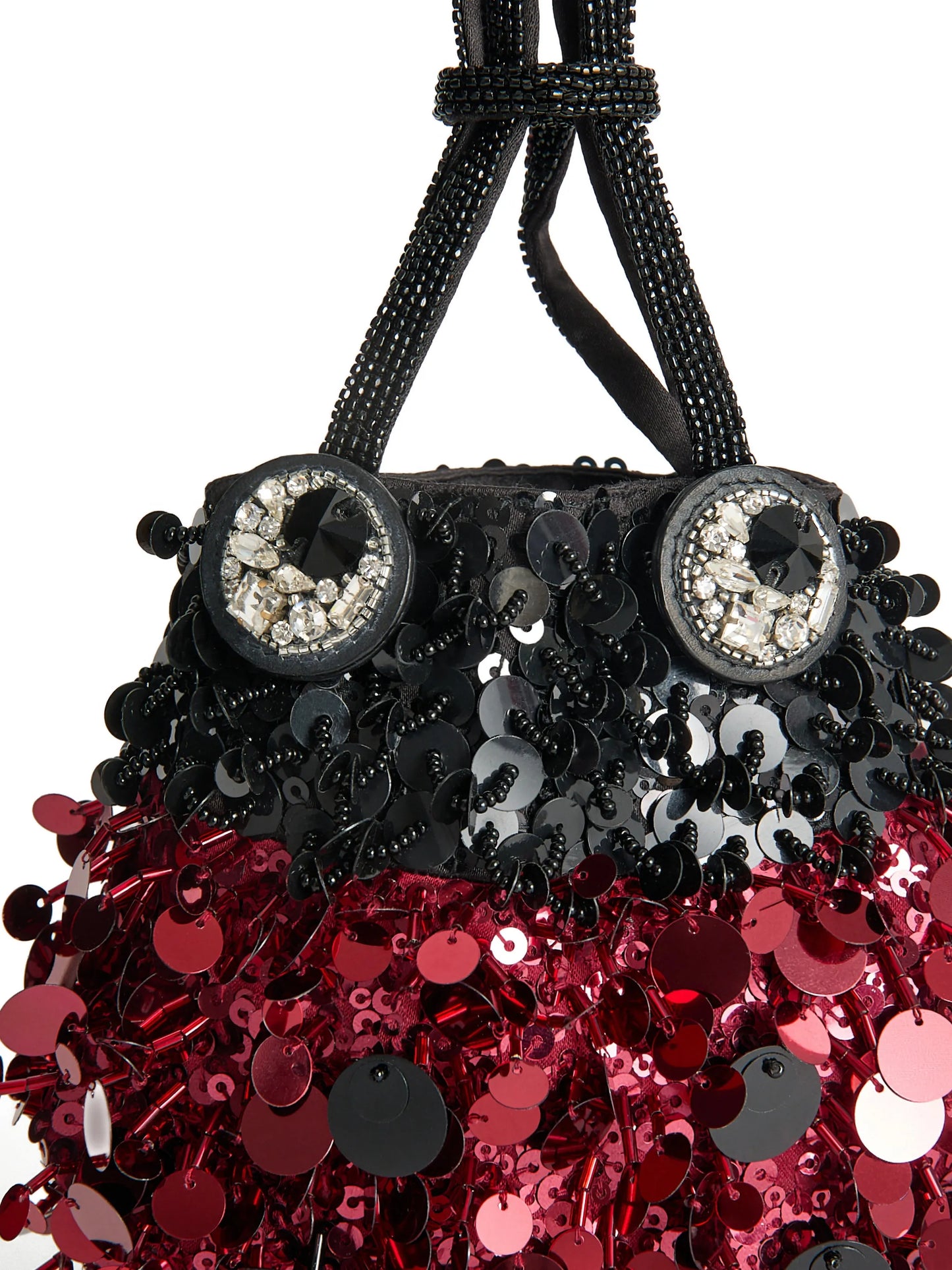 Ladybird sequin bucket bag