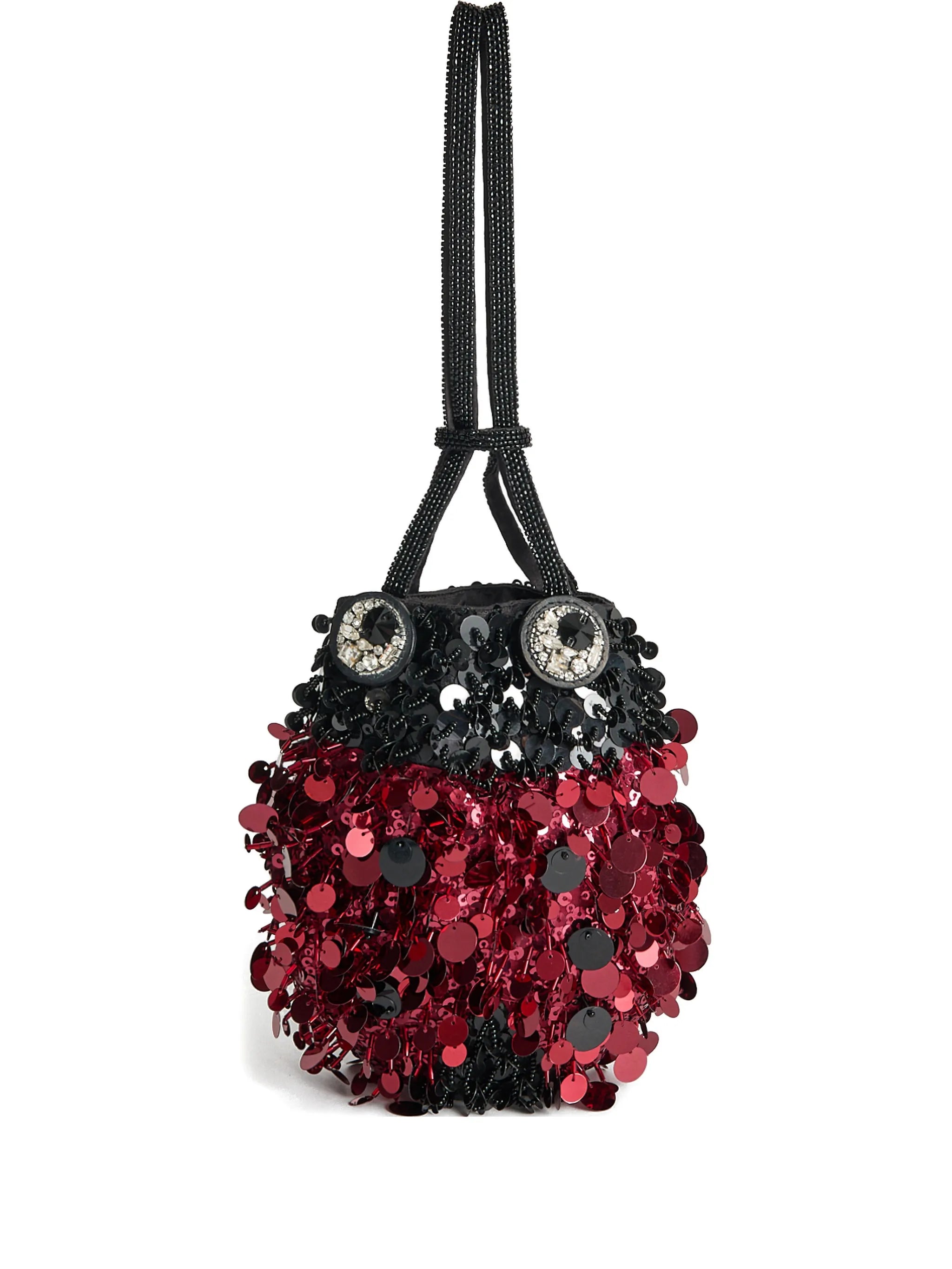 Ladybird sequin bucket bag