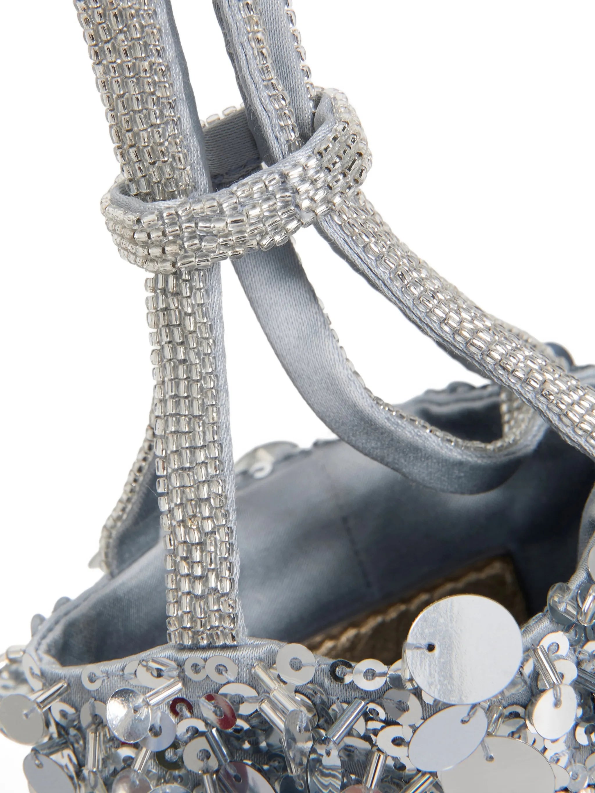 Nurofen sequin-embellished bucket bag