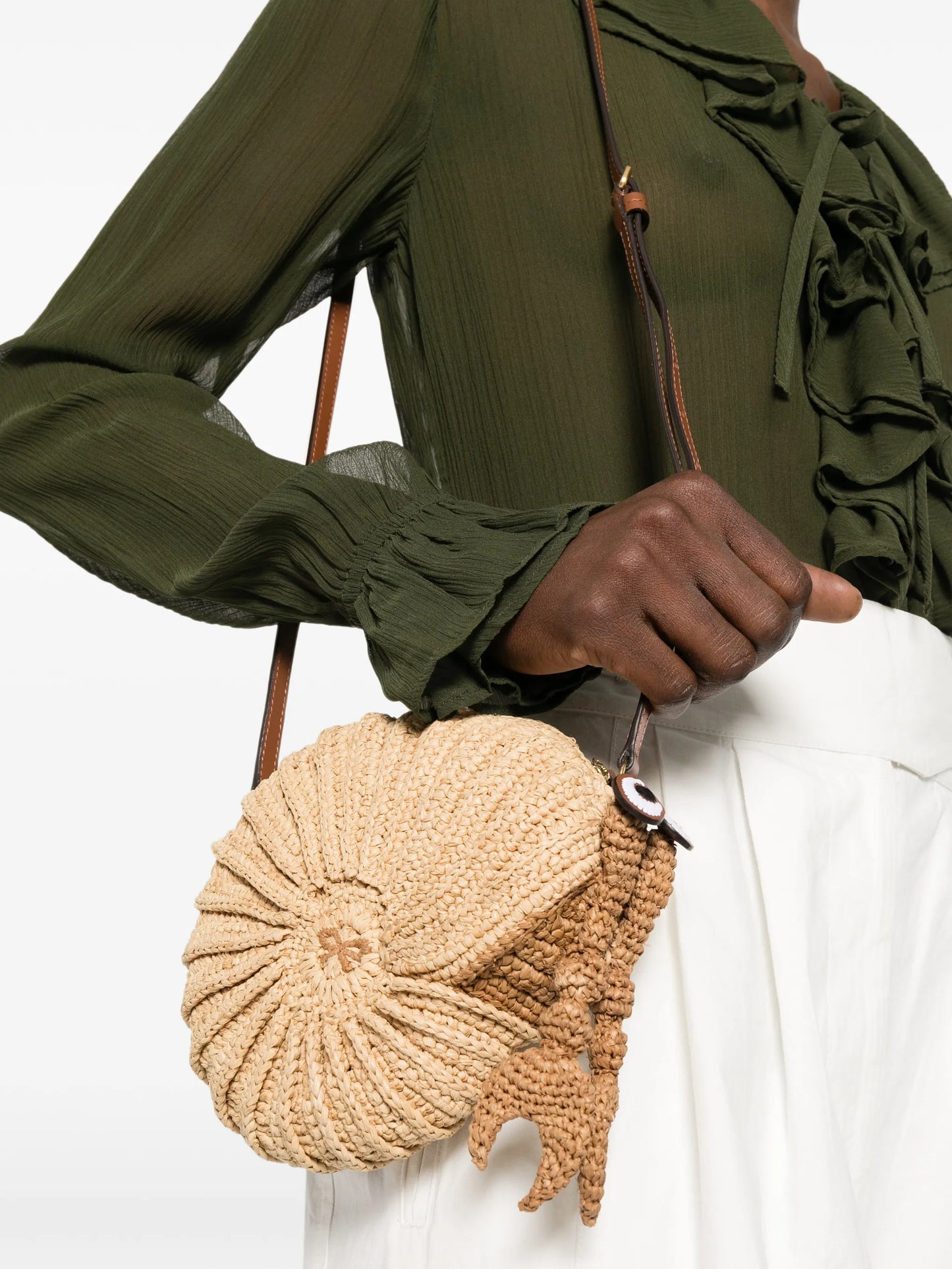 hermit crab cross body bag