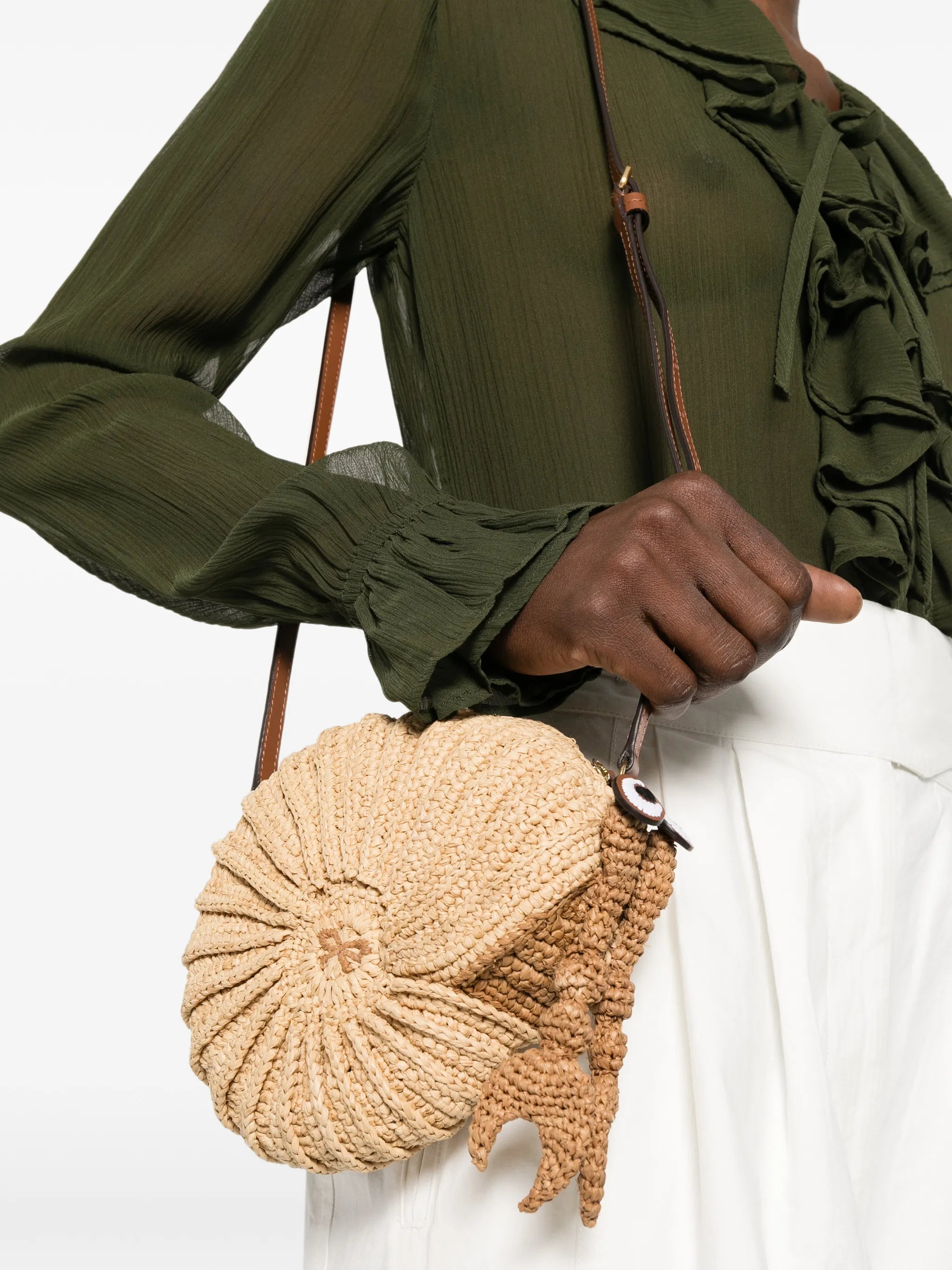 hermit crab cross body bag