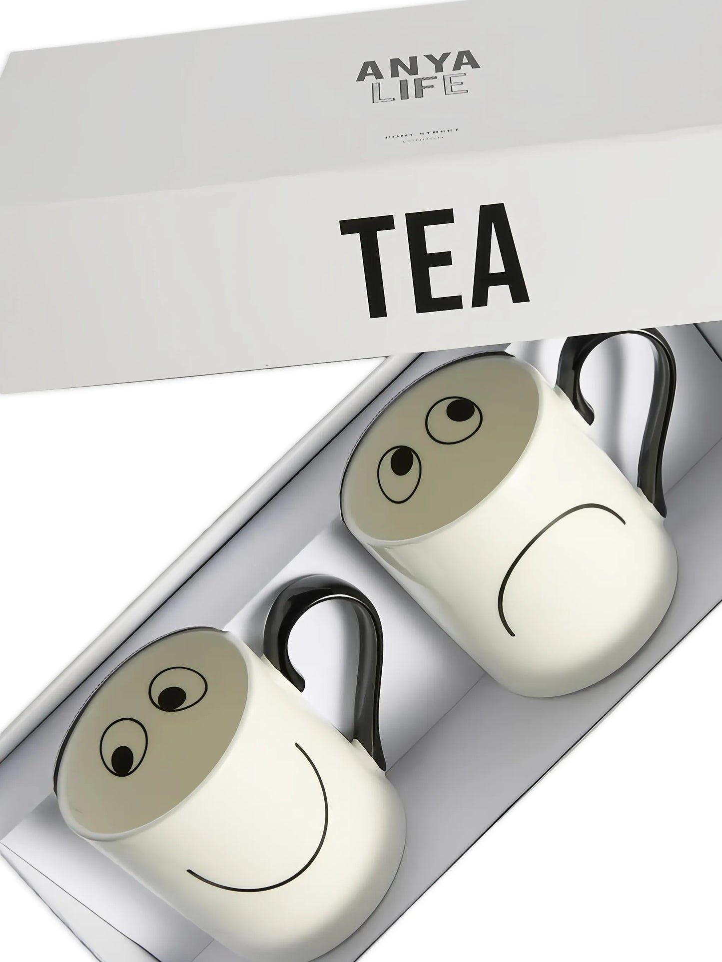 eye mouth mug set of two