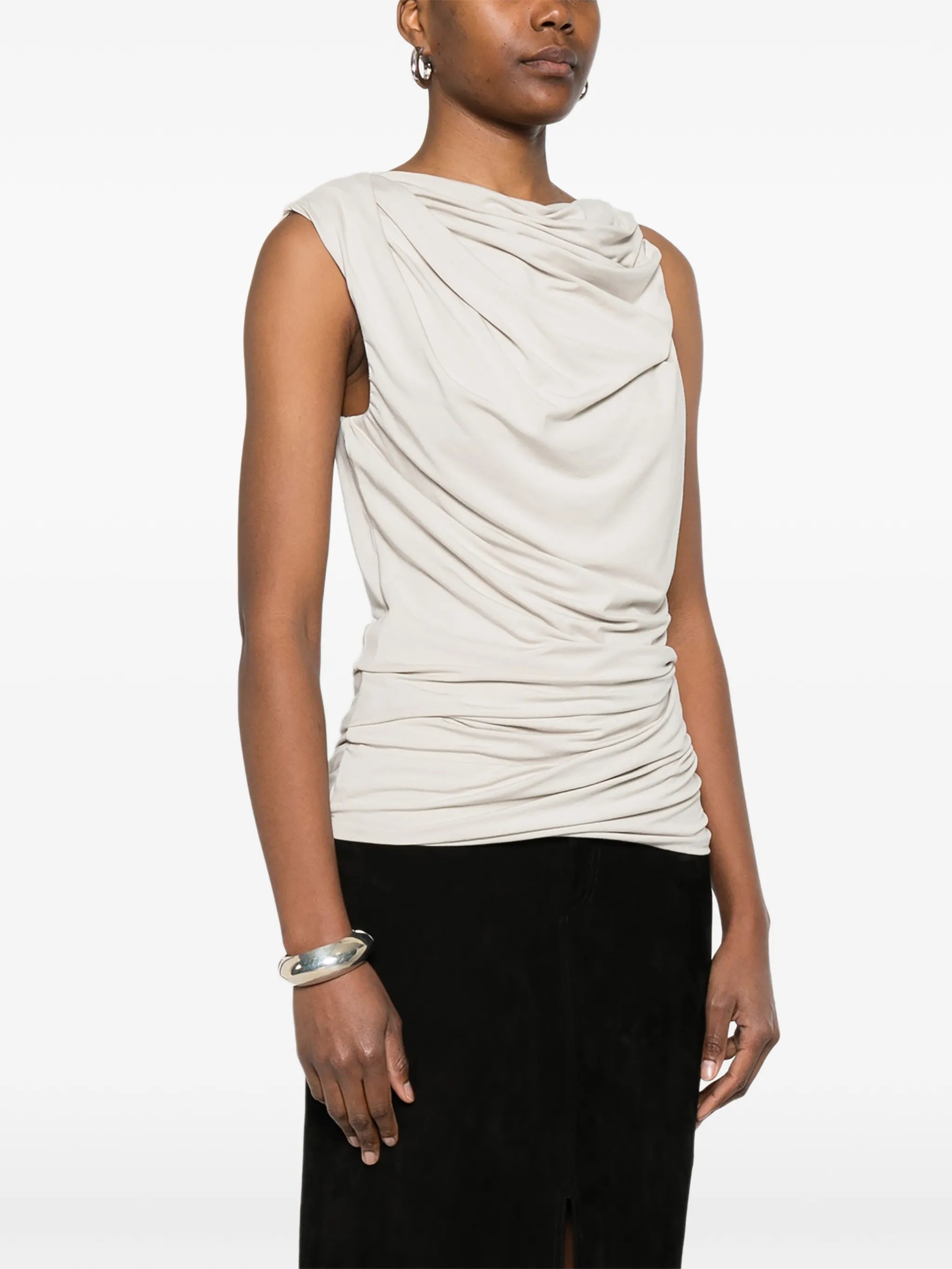Drape tank in stone