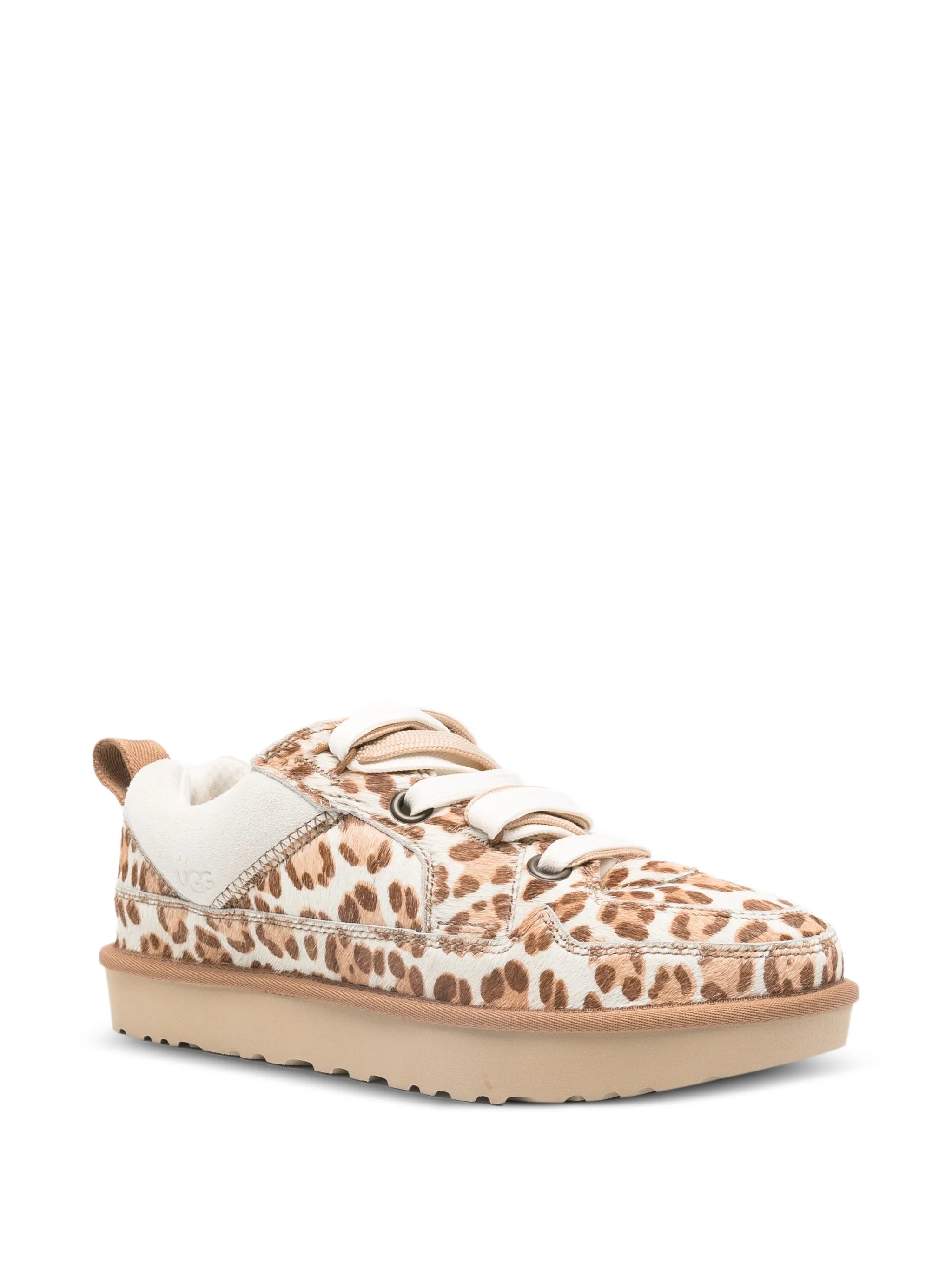 Lo Lowmel leopard plains sneakers