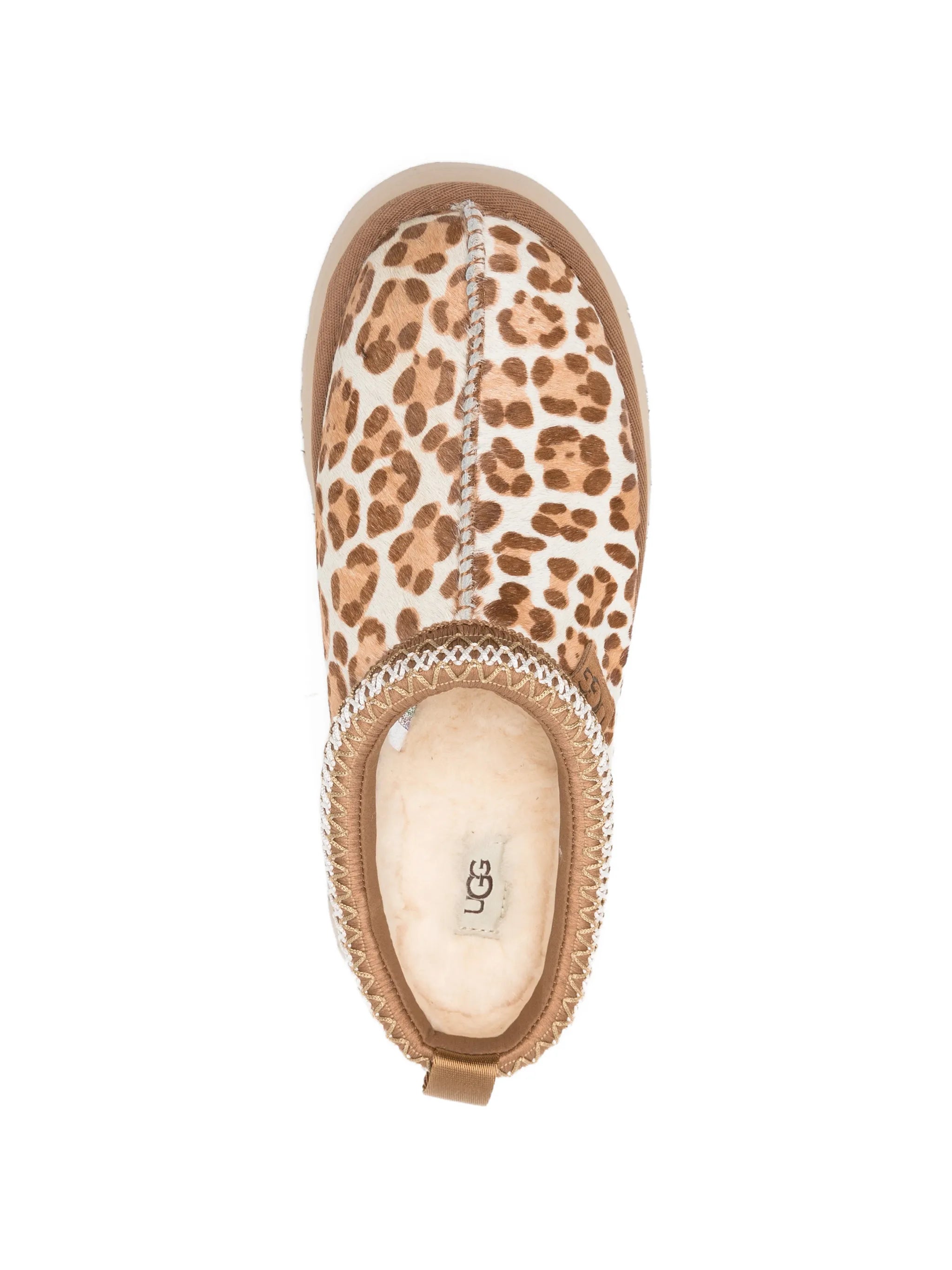 Tazz Plains leopard slippers