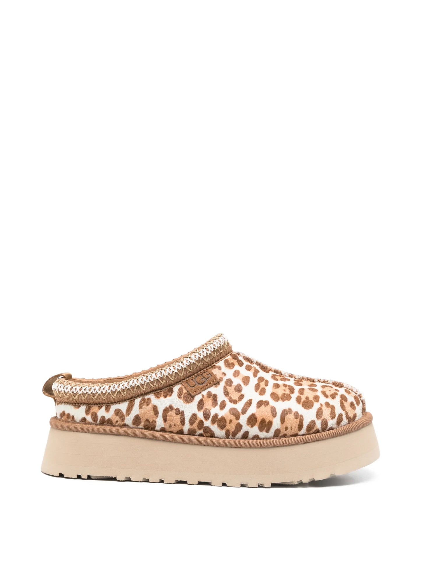 Tazz Plains leopard slippers