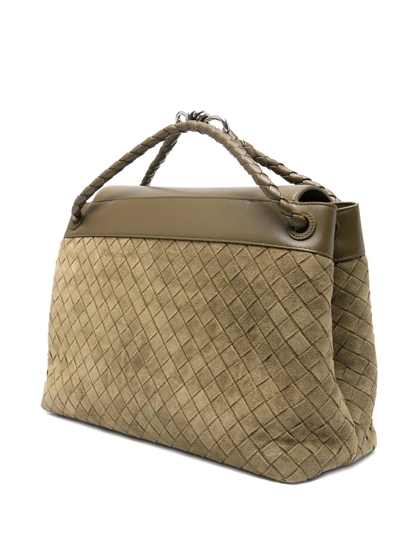 Andiamo intrecciato messenger bag