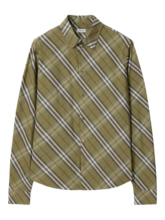 check-cotton shirt