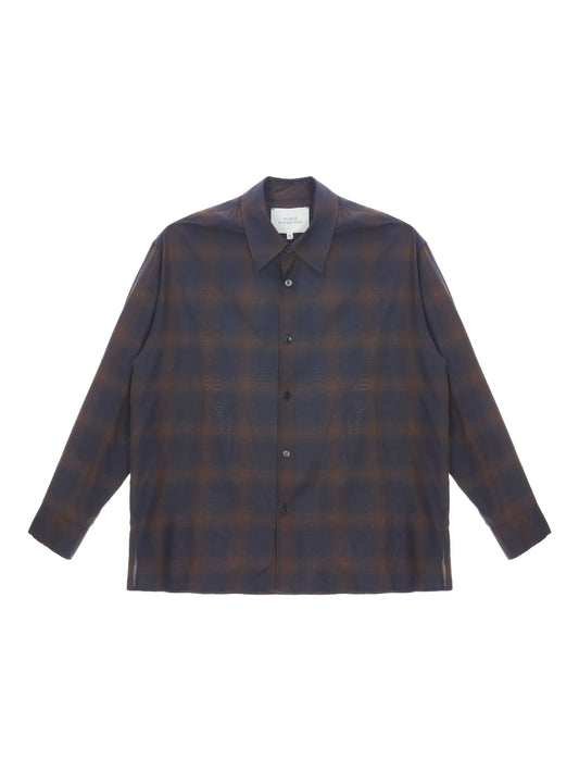 checked-pattern shirt