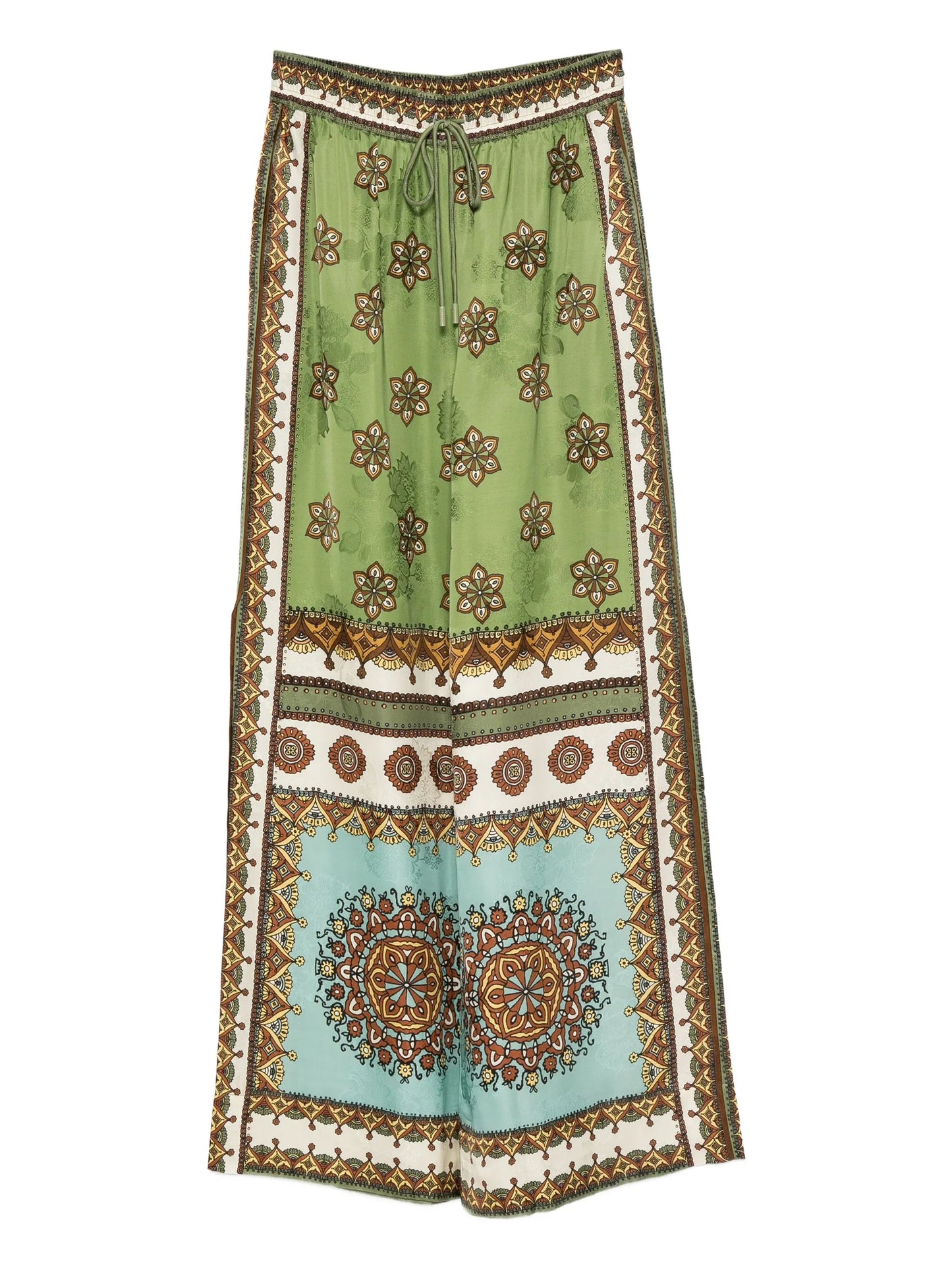 Contina floral-print trousers