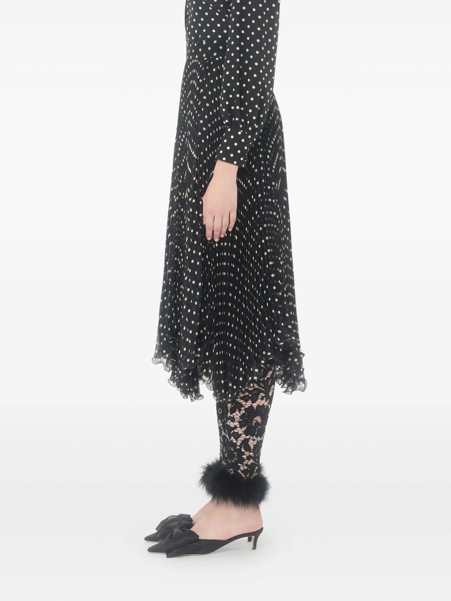 asymmetrical plusdepois midi skirt