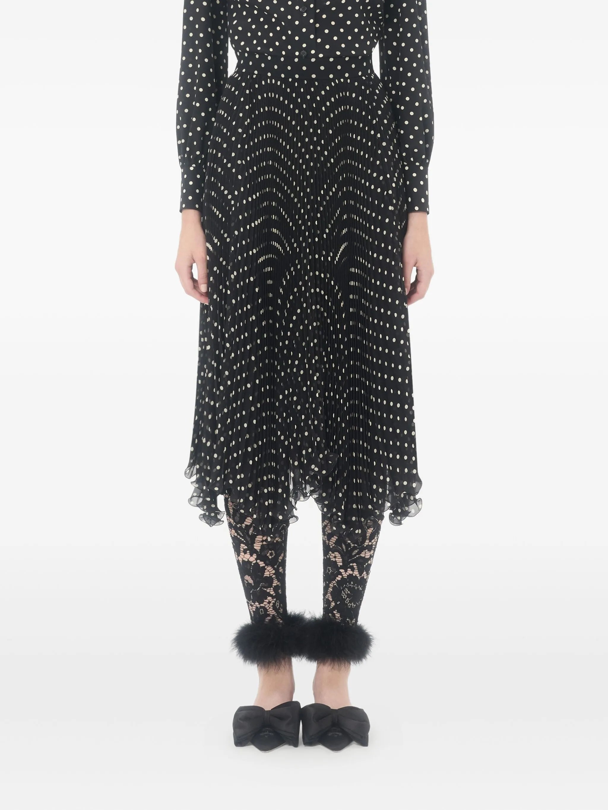 asymmetrical plusdepois midi skirt