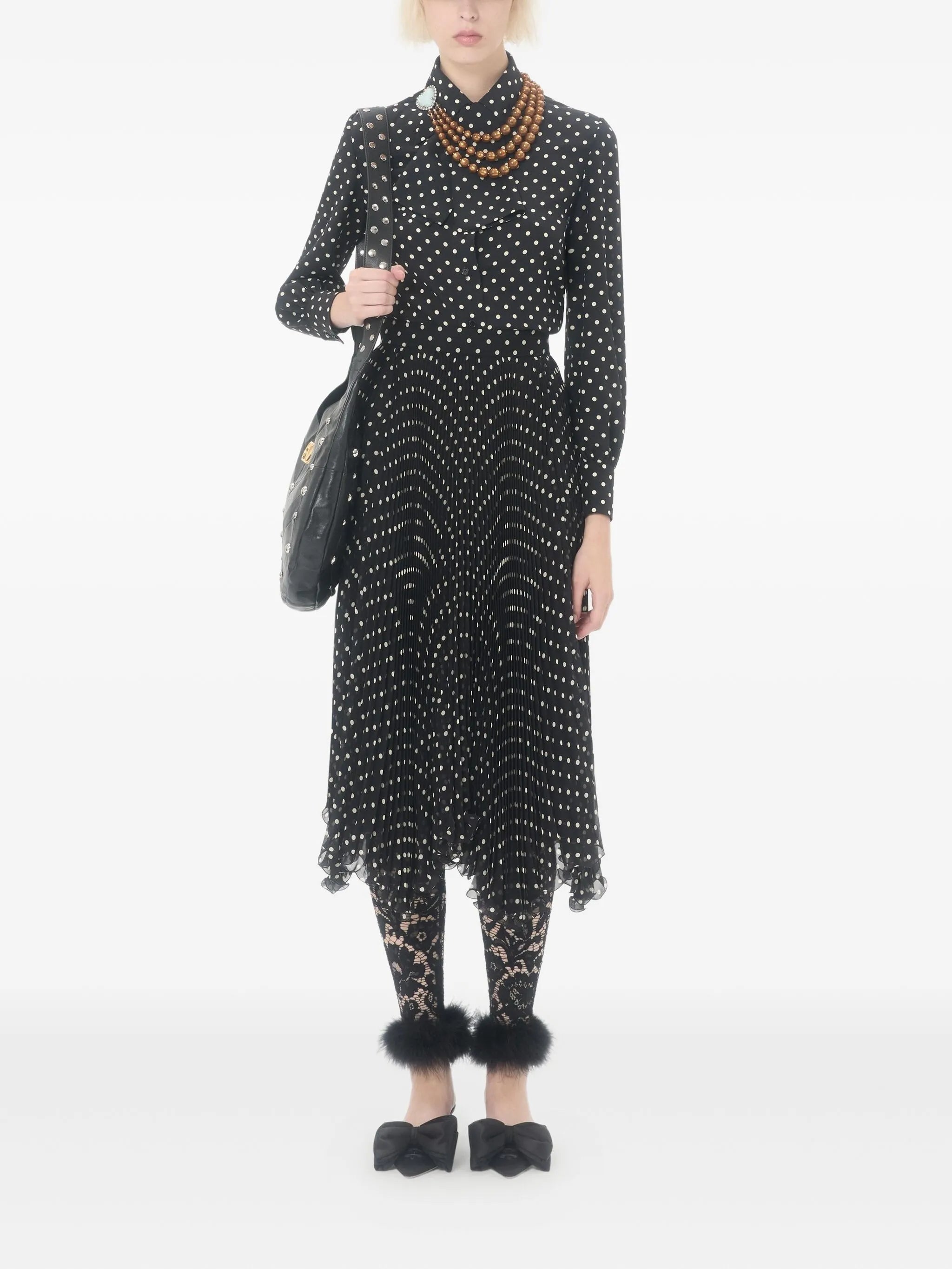 asymmetrical plusdepois midi skirt