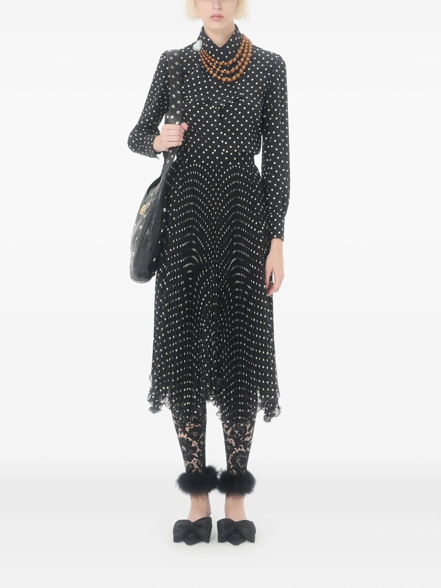 asymmetrical plusdepois midi skirt