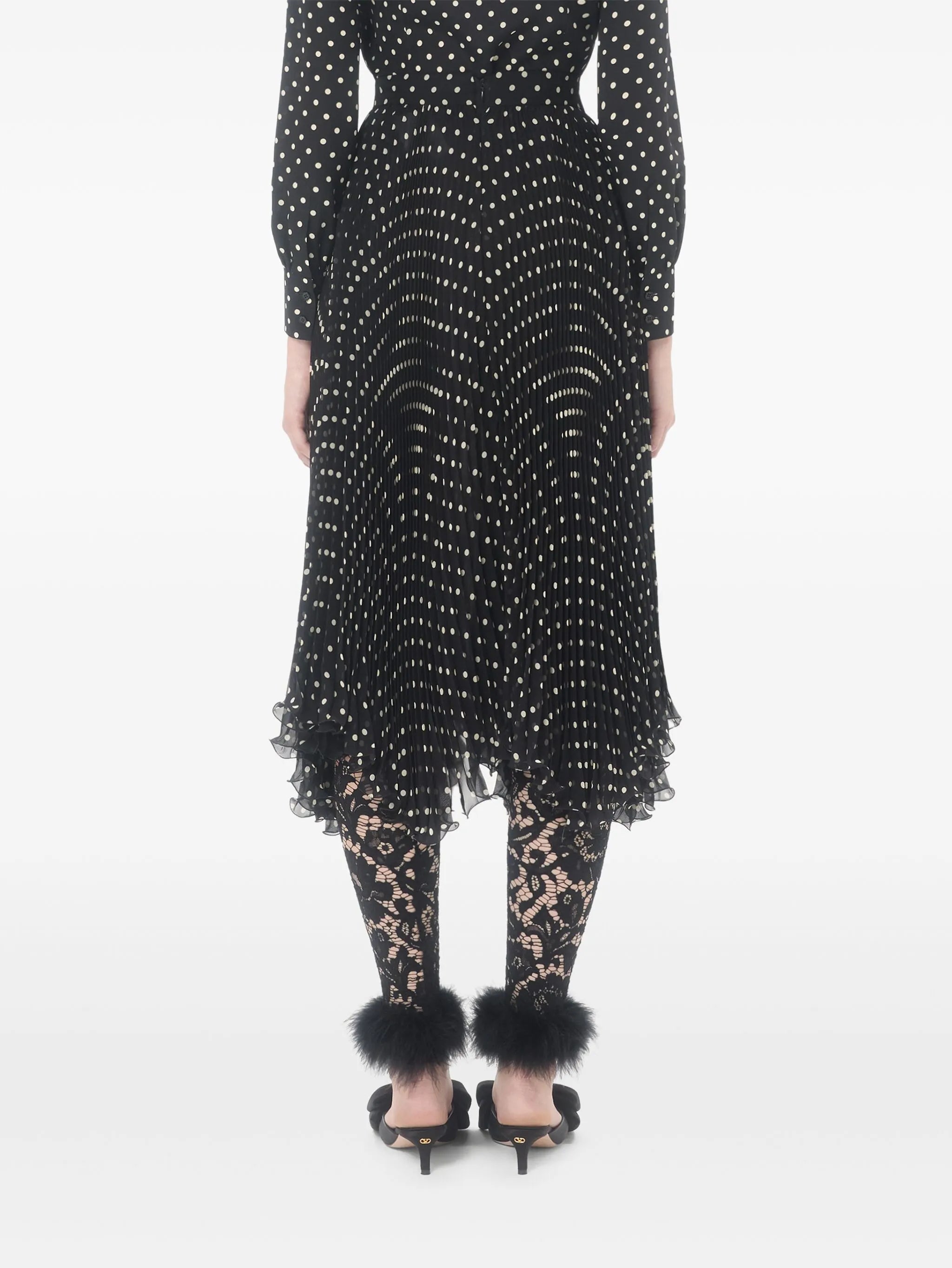 asymmetrical plusdepois midi skirt