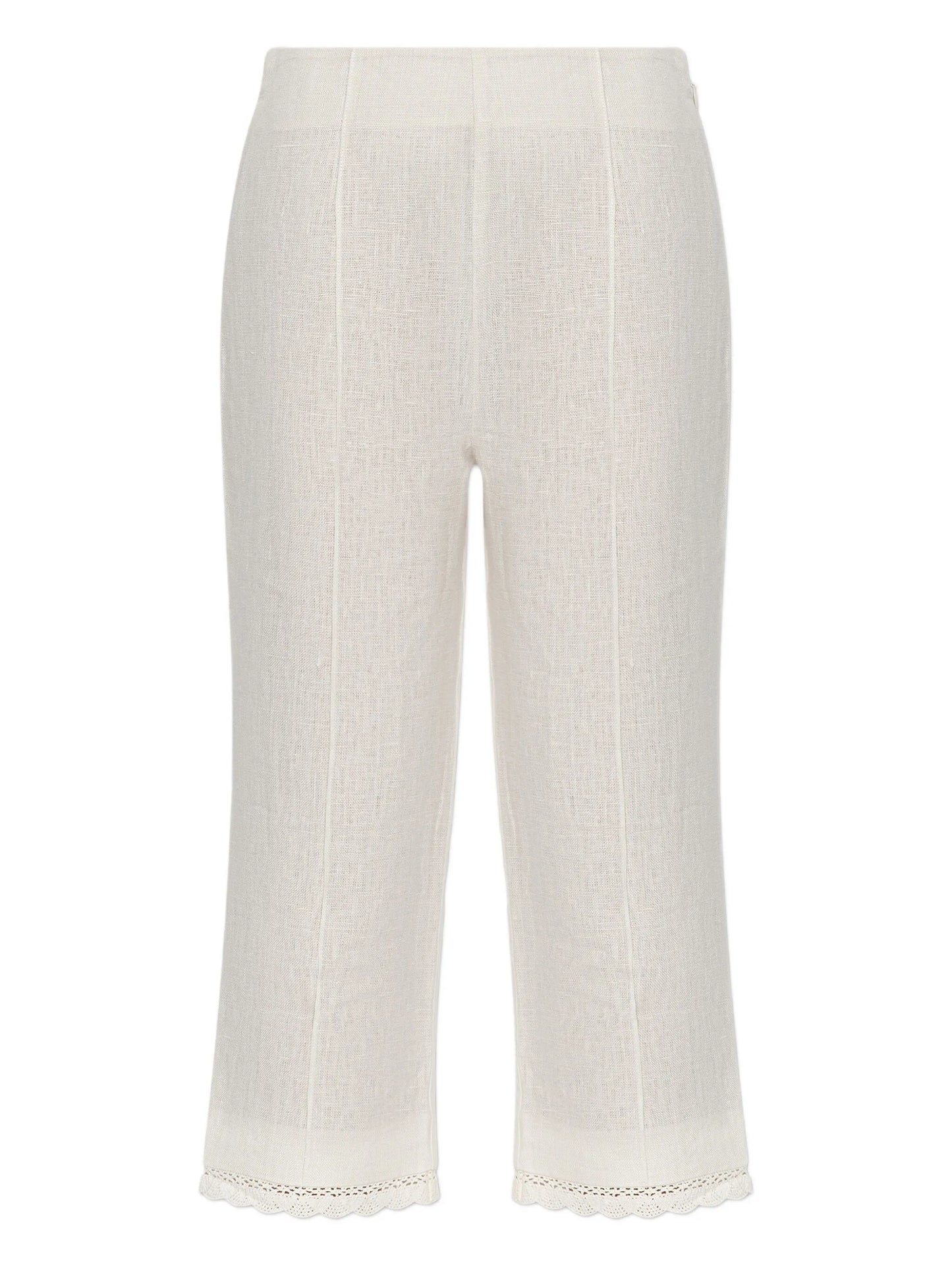 Effi lace-trim trousers