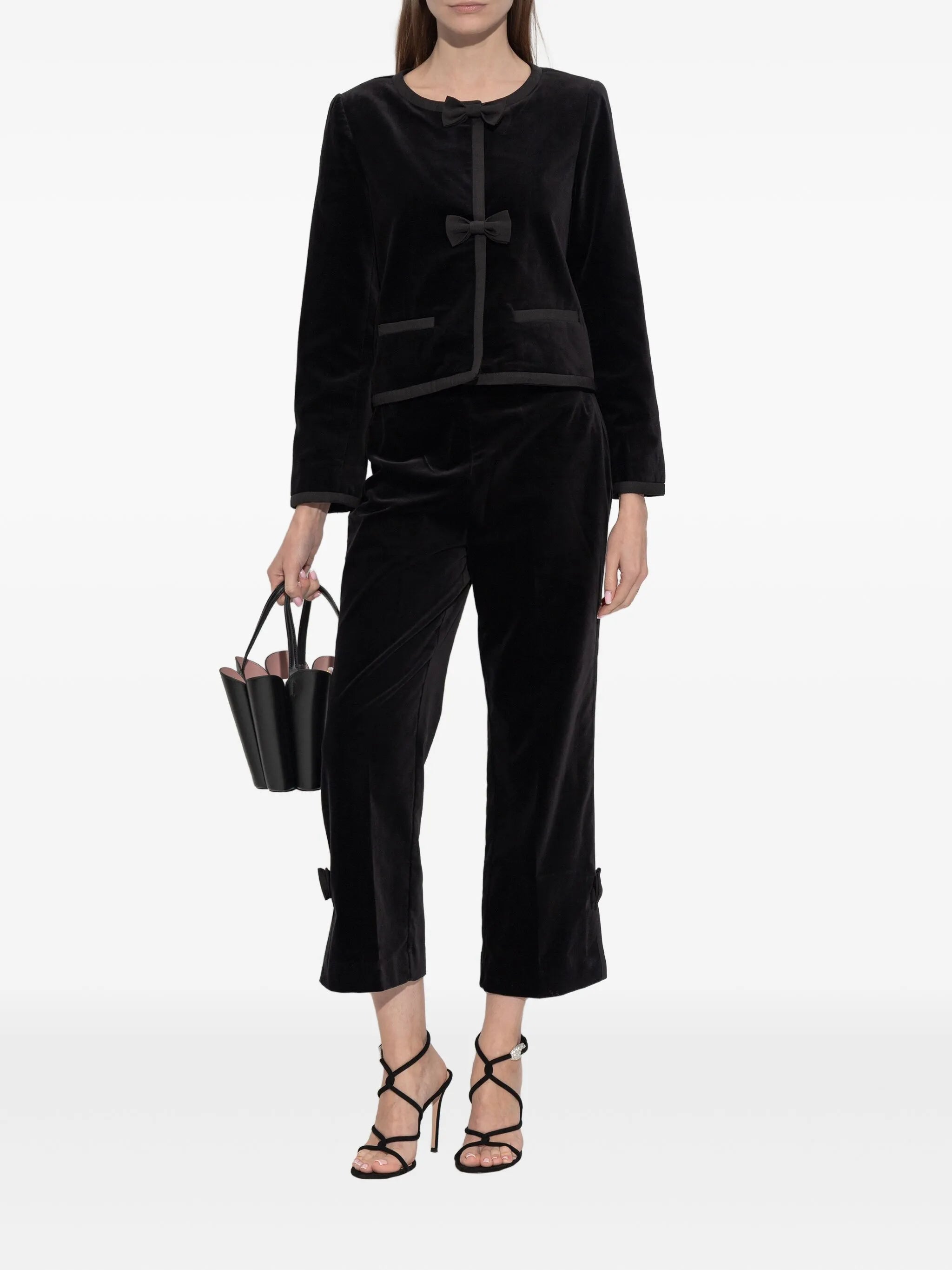 Quincy bow-detail jacket