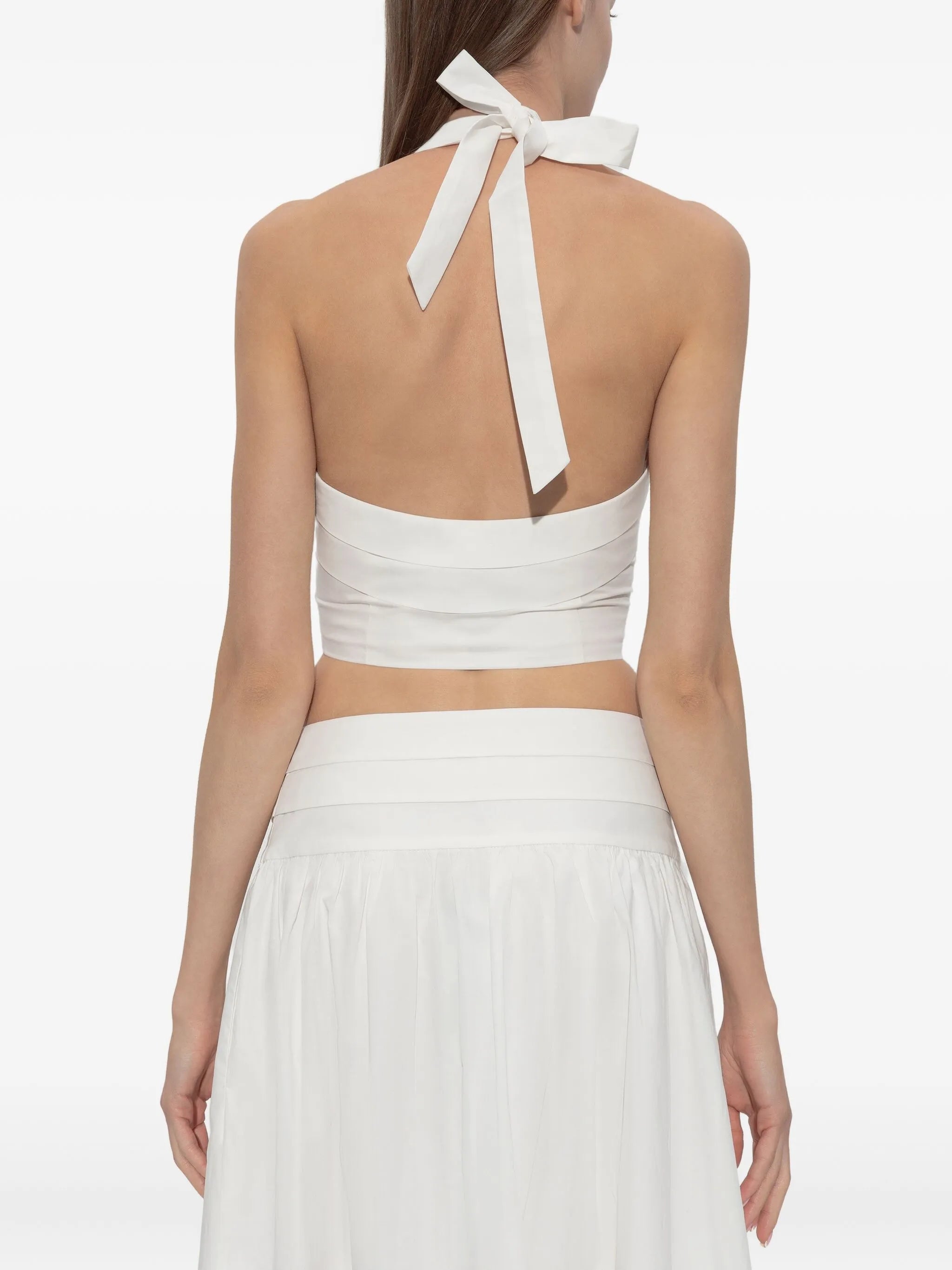 Rue halterneck tied top