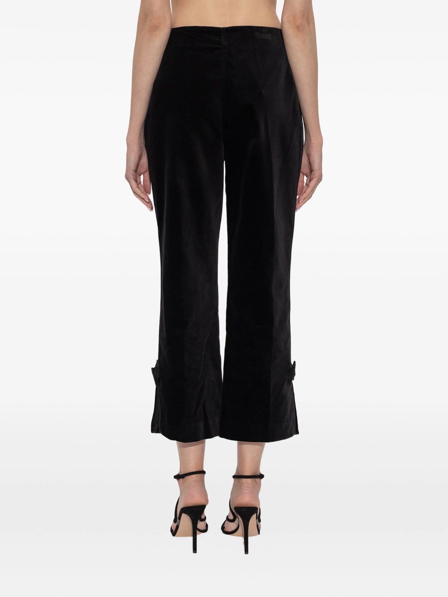 Quincy bow-detail trousers