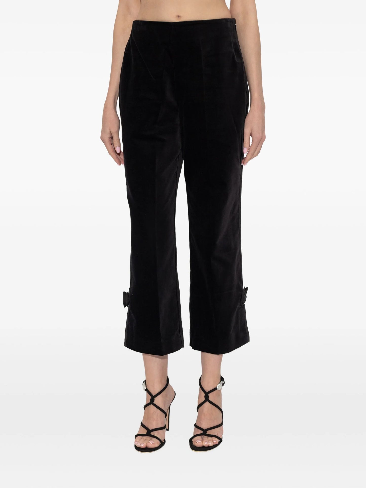 Quincy bow-detail trousers