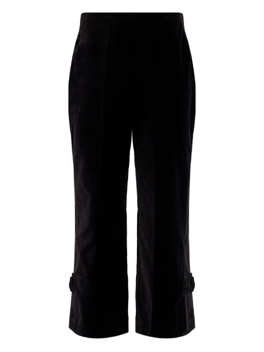 Quincy bow-detail trousers