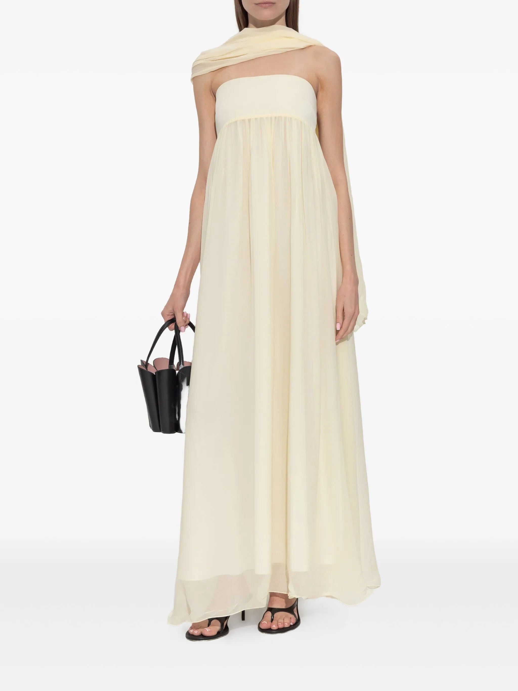 Solene strapless maxi dress