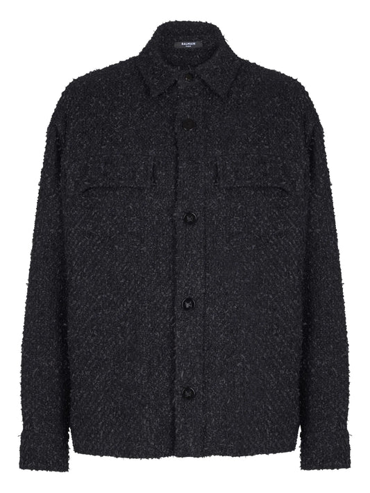 tweed shirt jacket