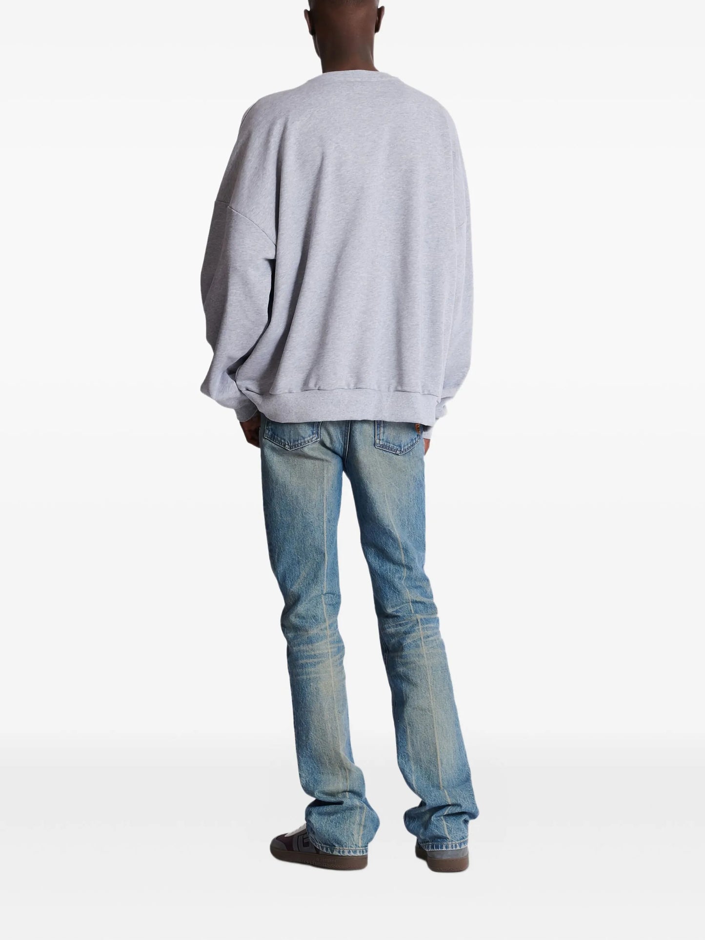 printed cotton sweater