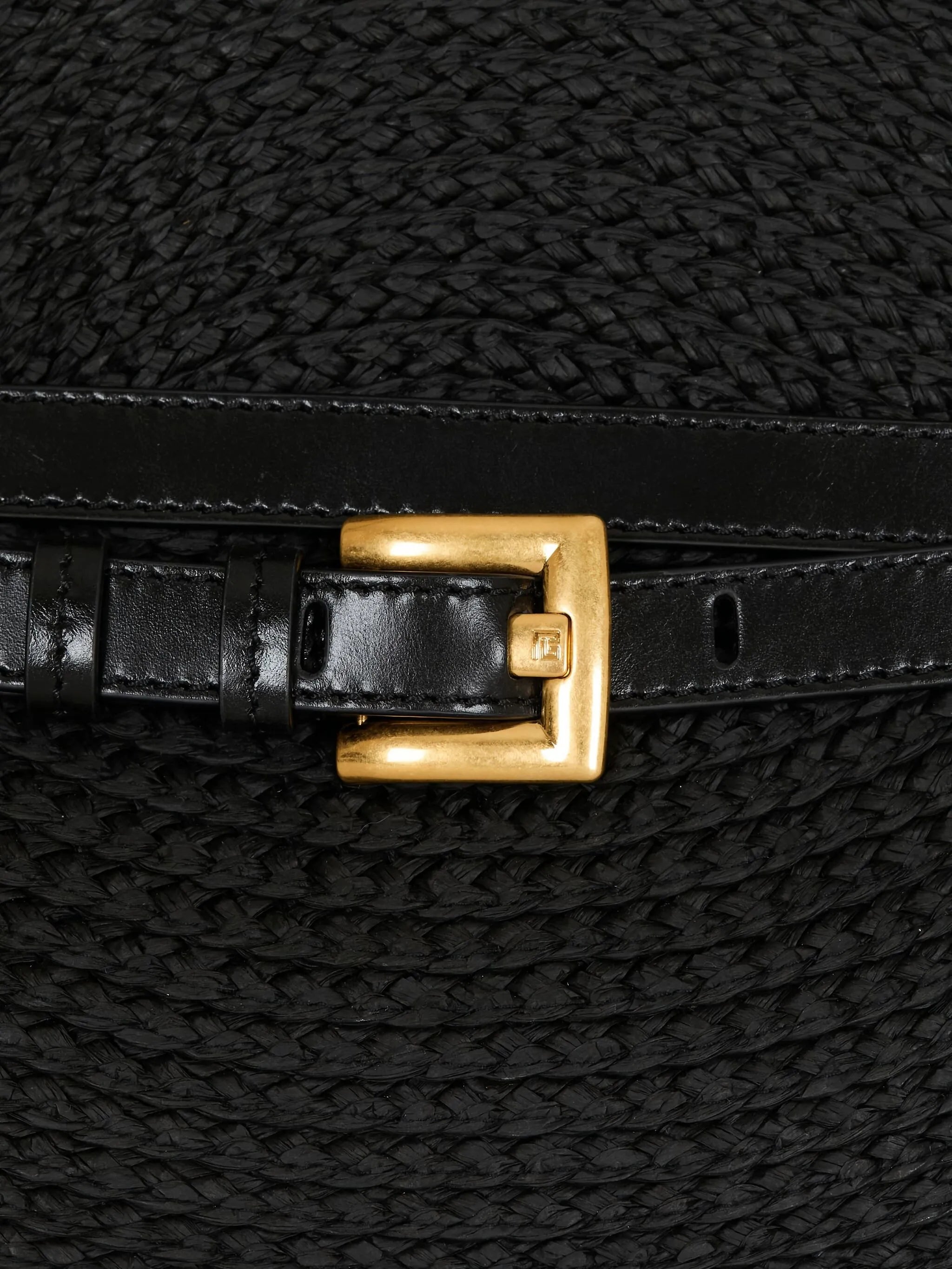 medium Shuffle raffia belted tote bag