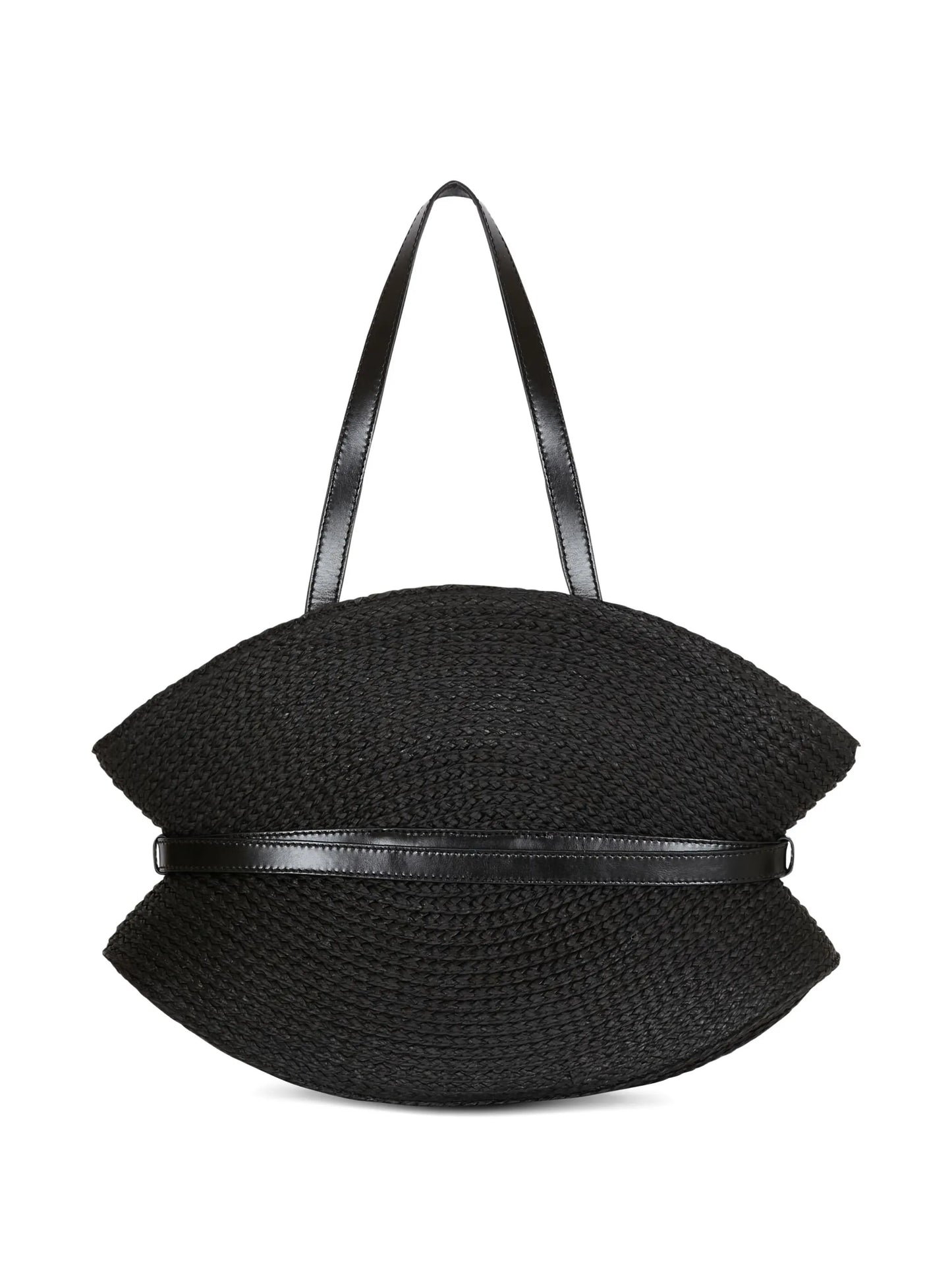 medium Shuffle raffia belted tote bag