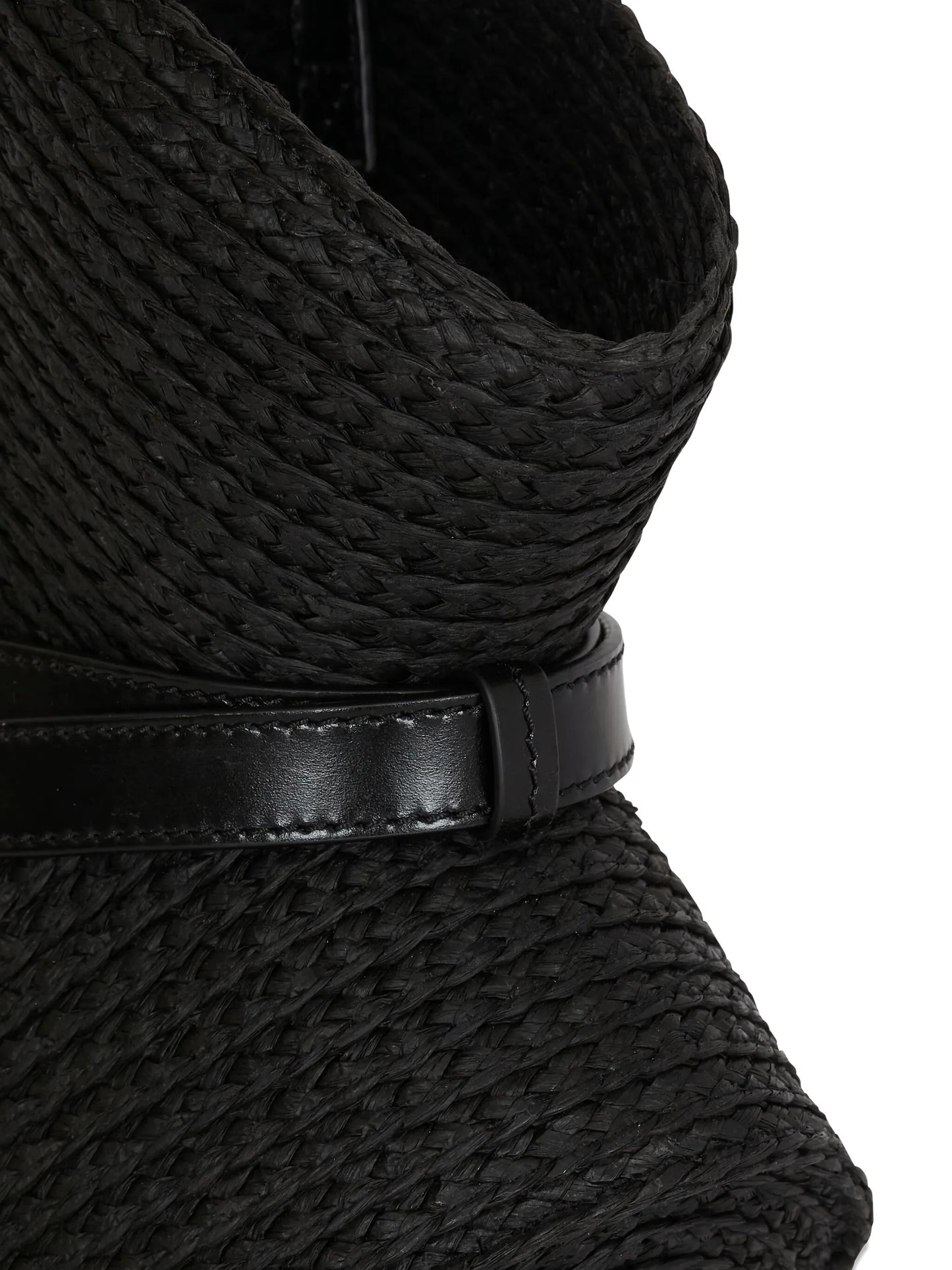 medium Shuffle raffia belted tote bag