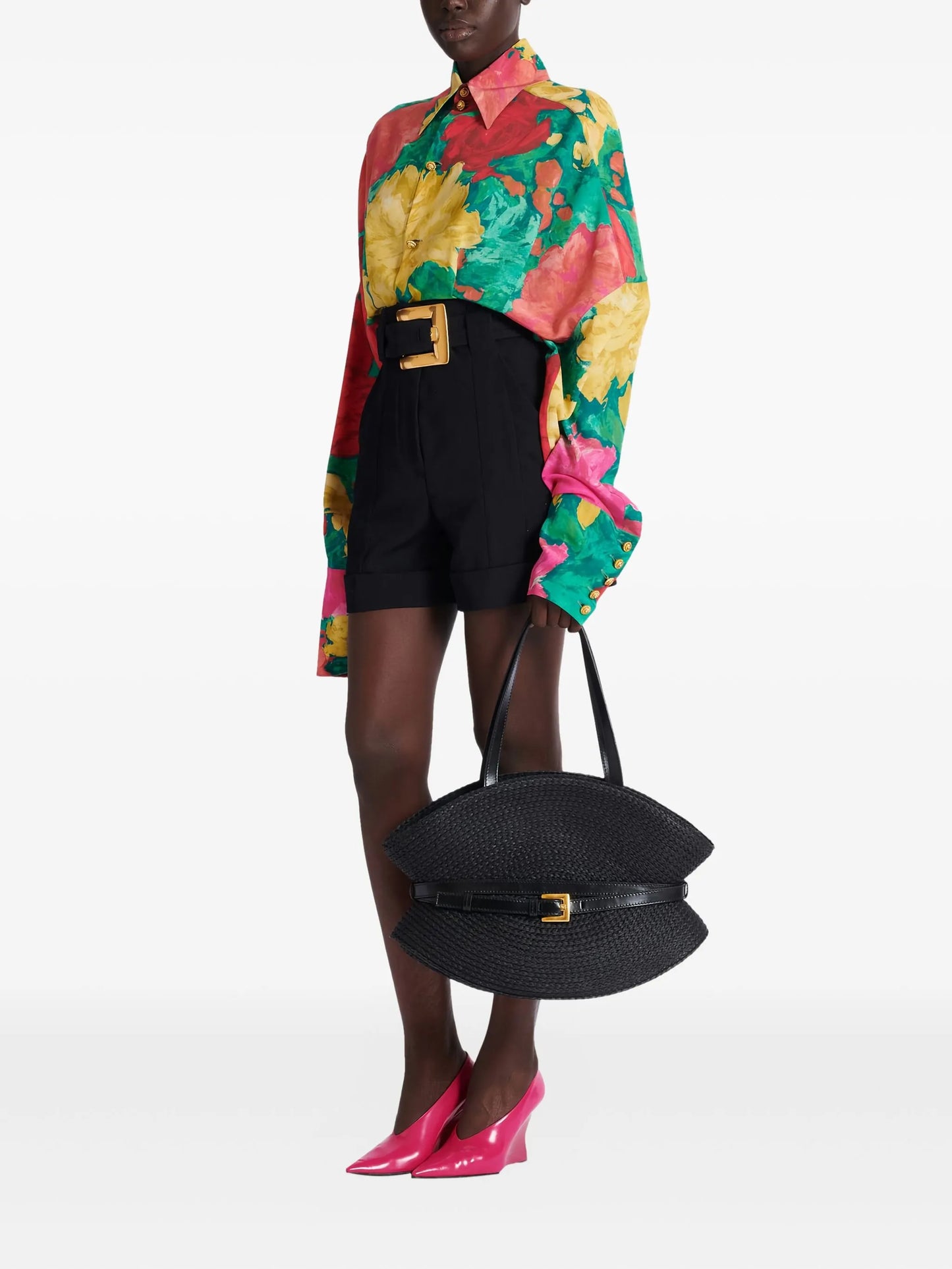 medium Shuffle buckle shoulder bag