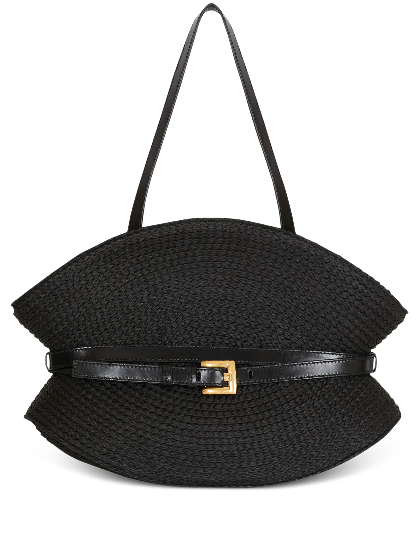 medium Shuffle raffia belted tote bag