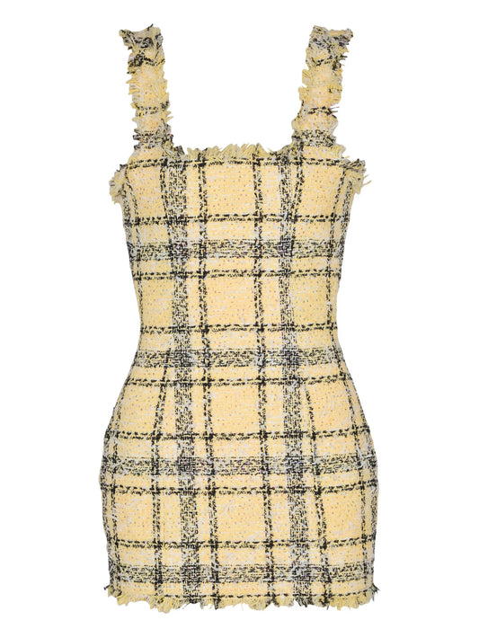tweed mini dress