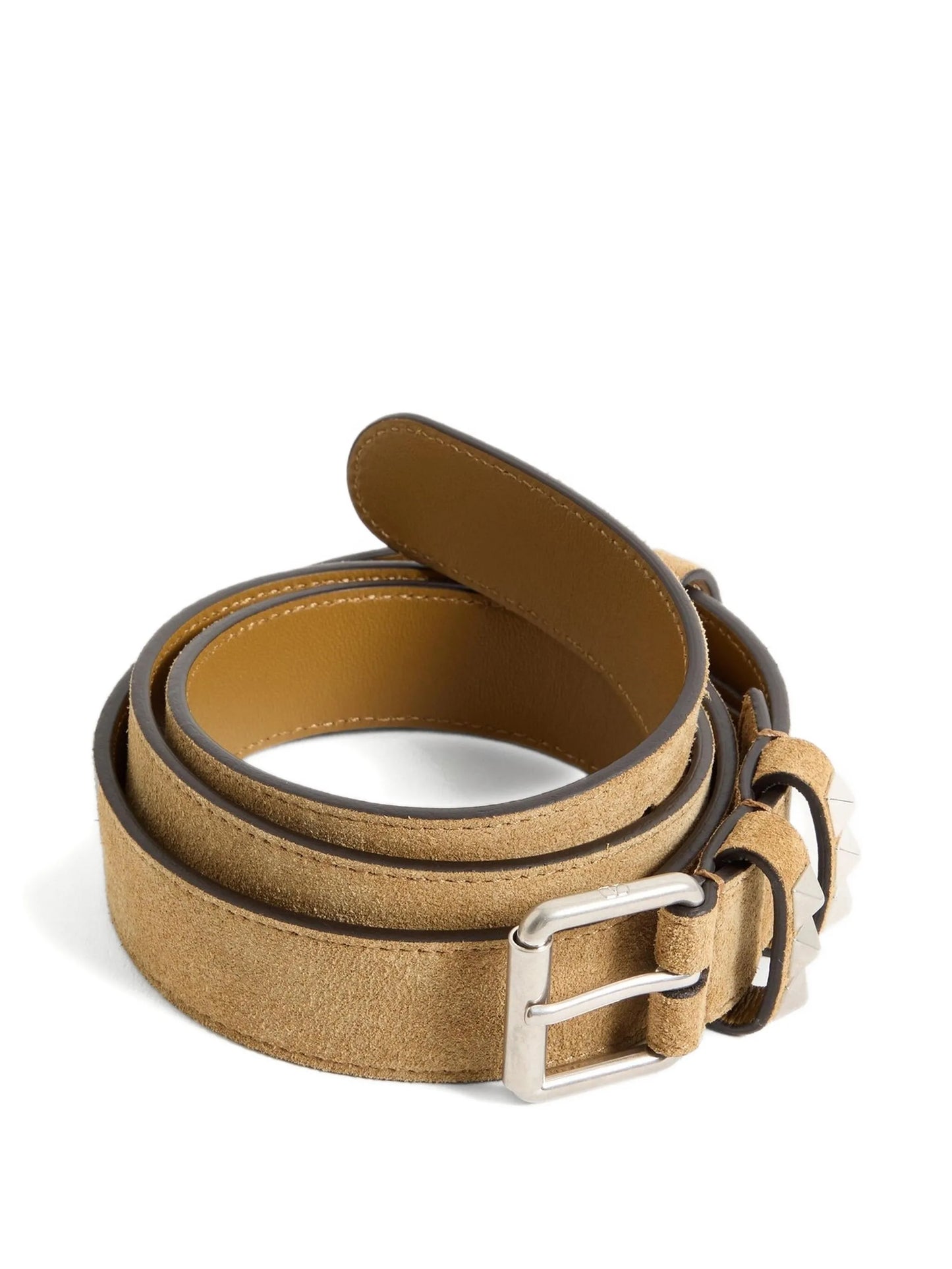 Flaneuse buckle suede belt