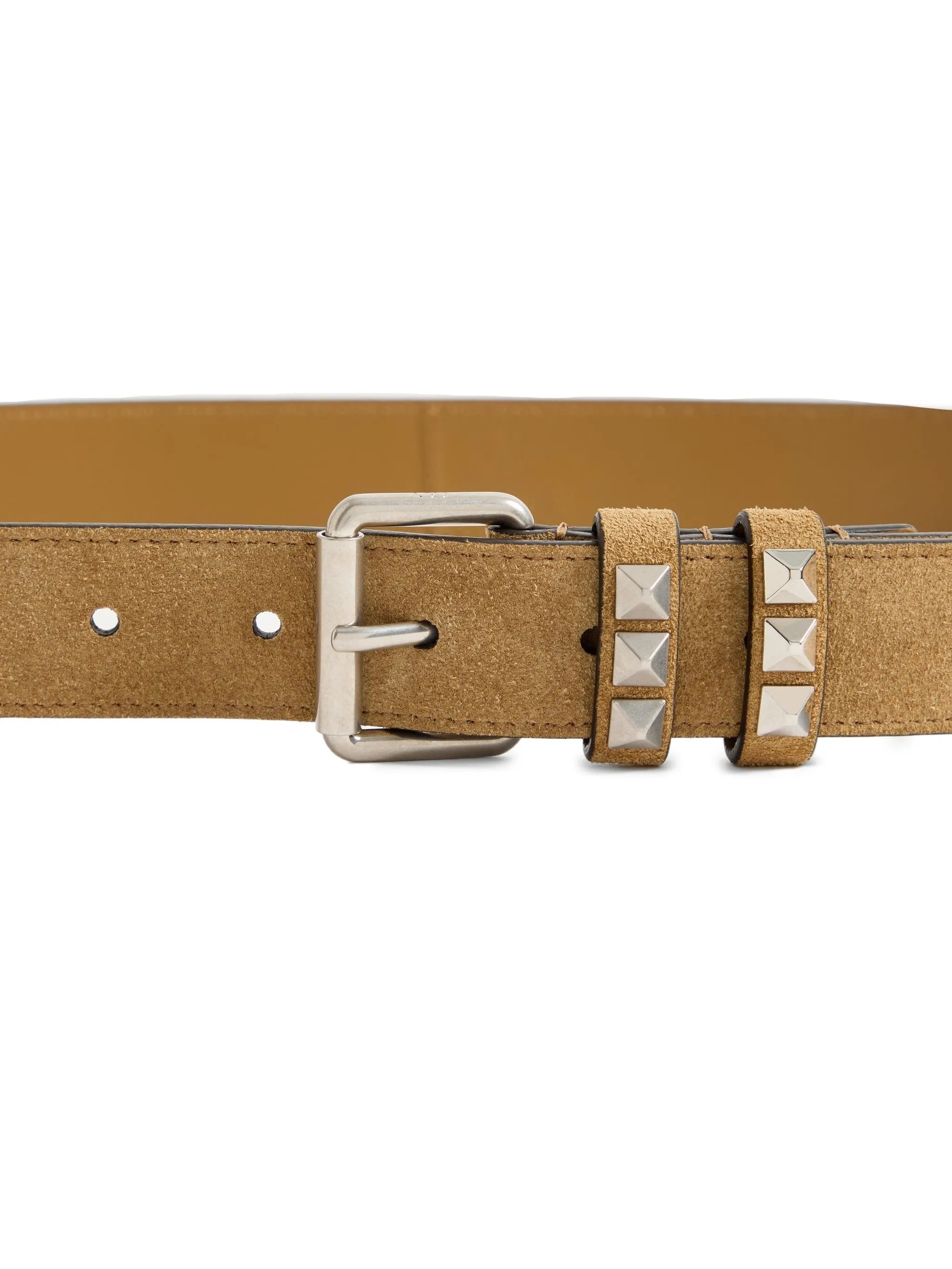 Flaneuse buckle suede belt