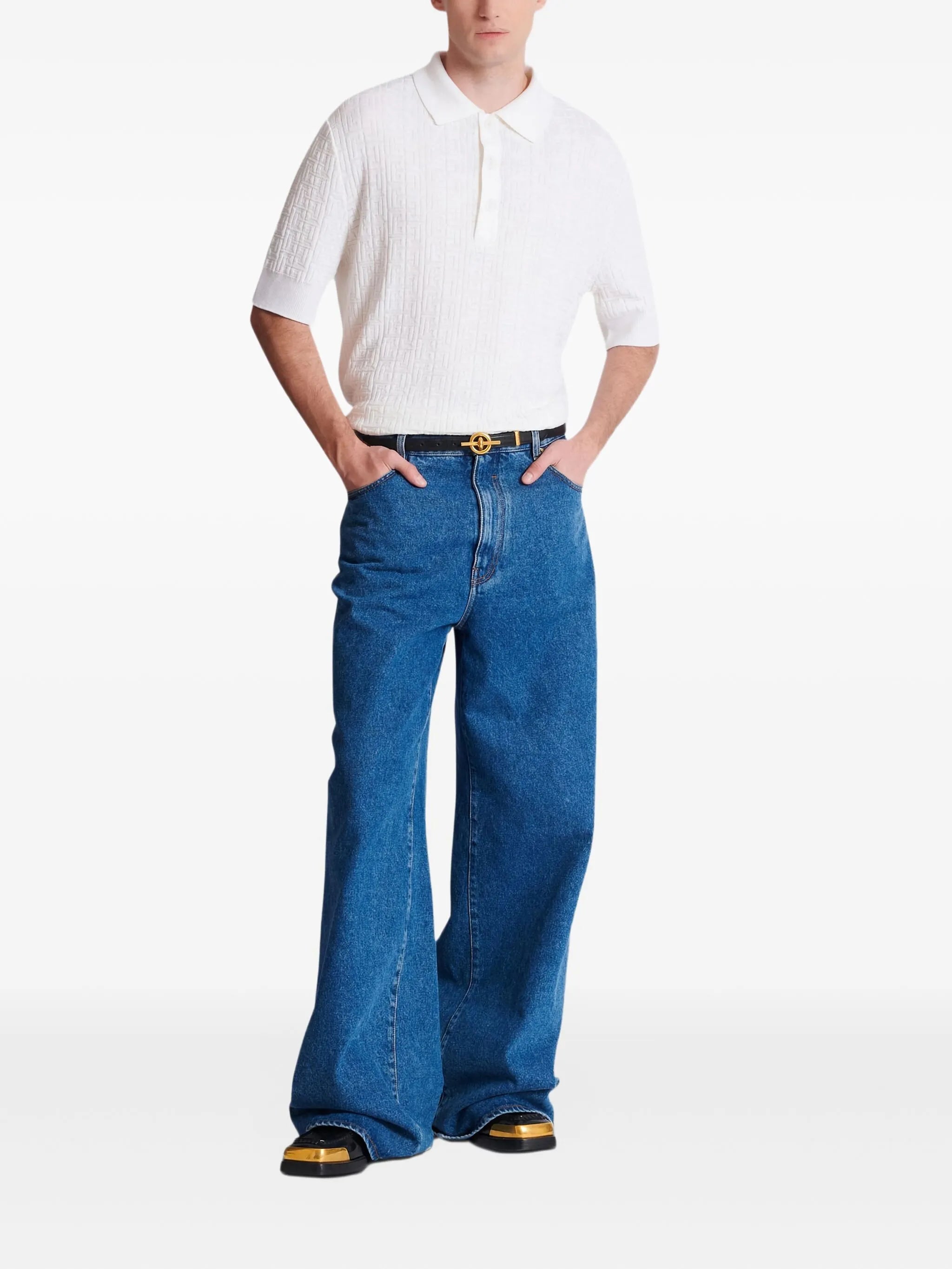 PB-monogram polo shirt