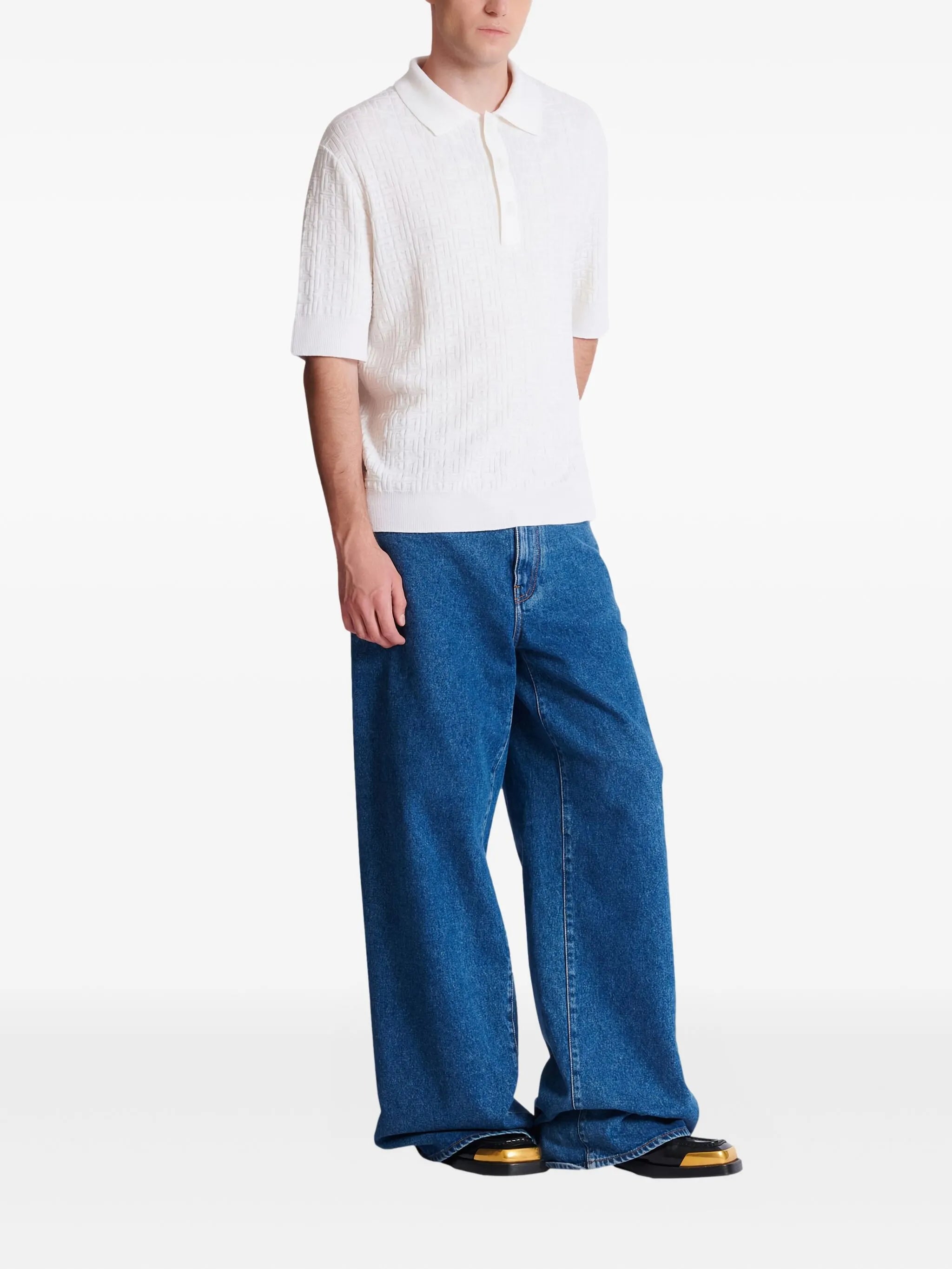 PB-monogram polo shirt