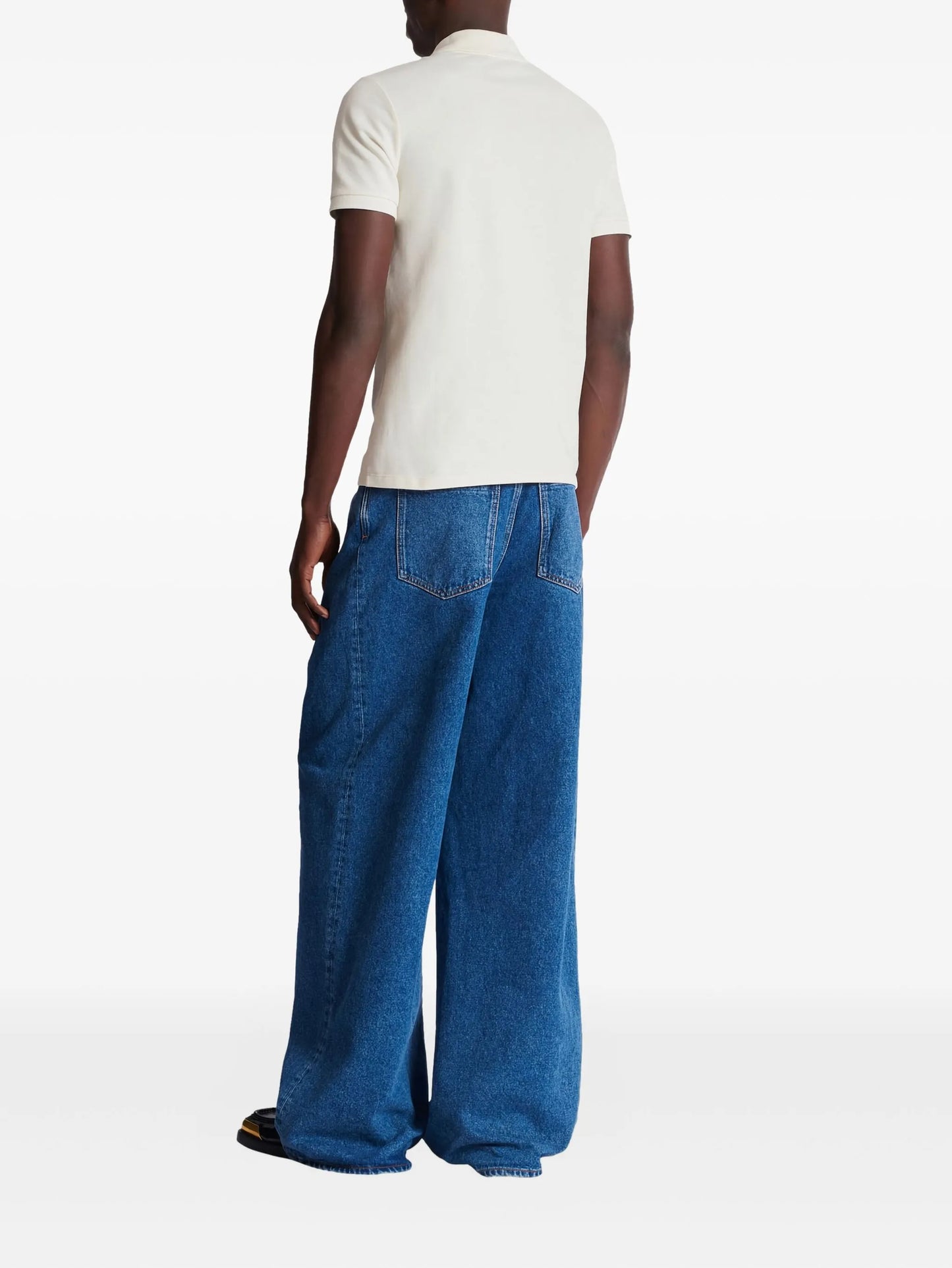 PB logo-embroidered cotton polo shirt