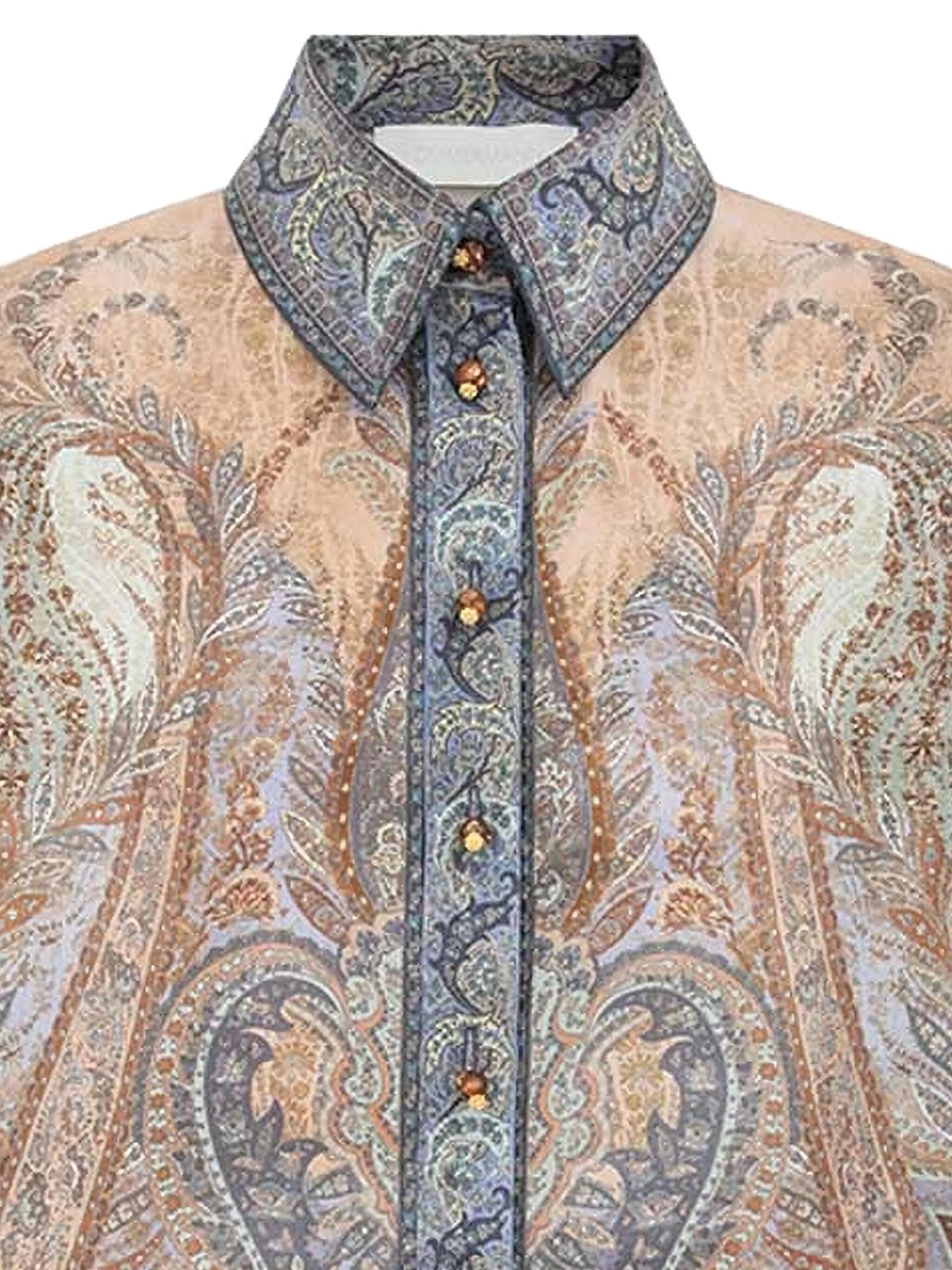 Wanderlust short-sleeve tapestry shirt