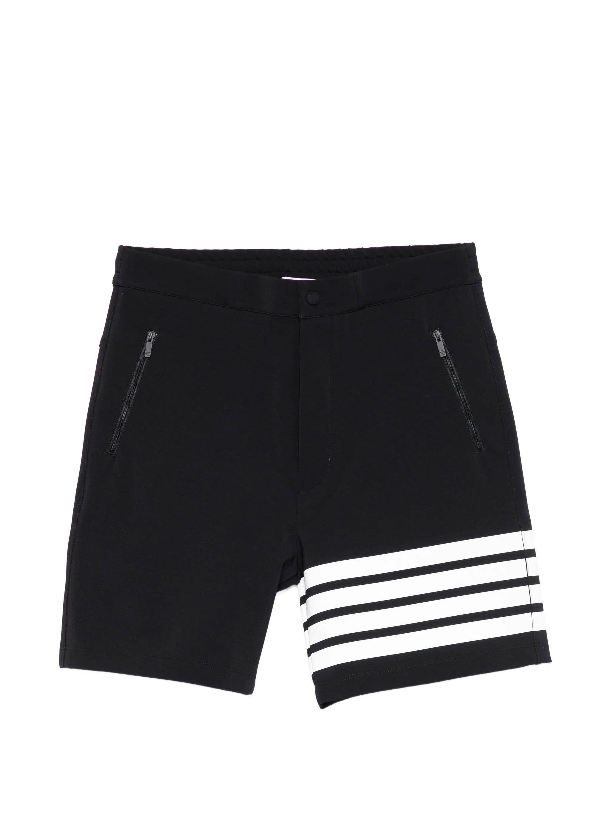 reflective 4-bar bermuda shorts
