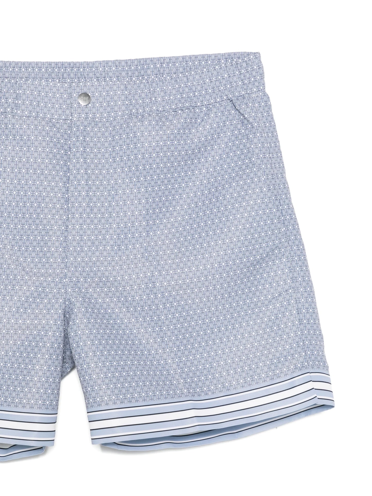 Lucena geometric-print swim shorts