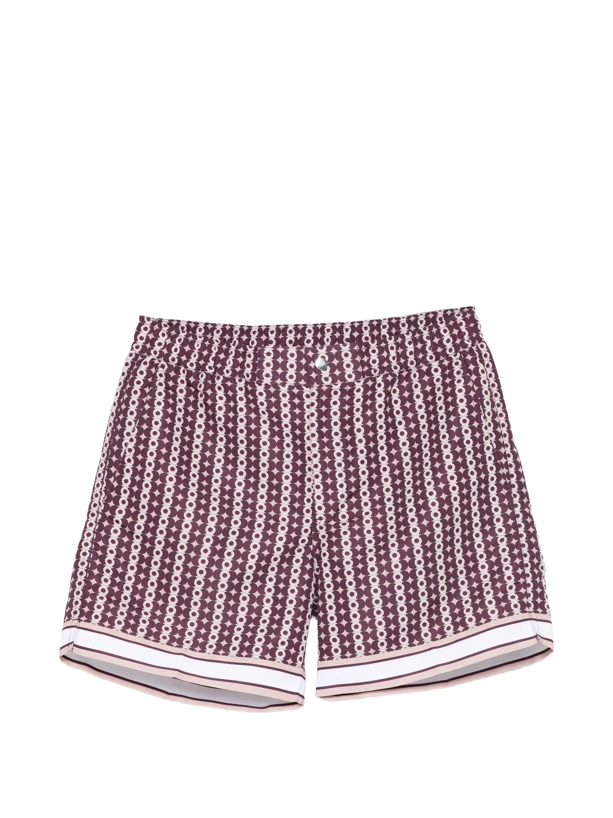 printed swim shorts