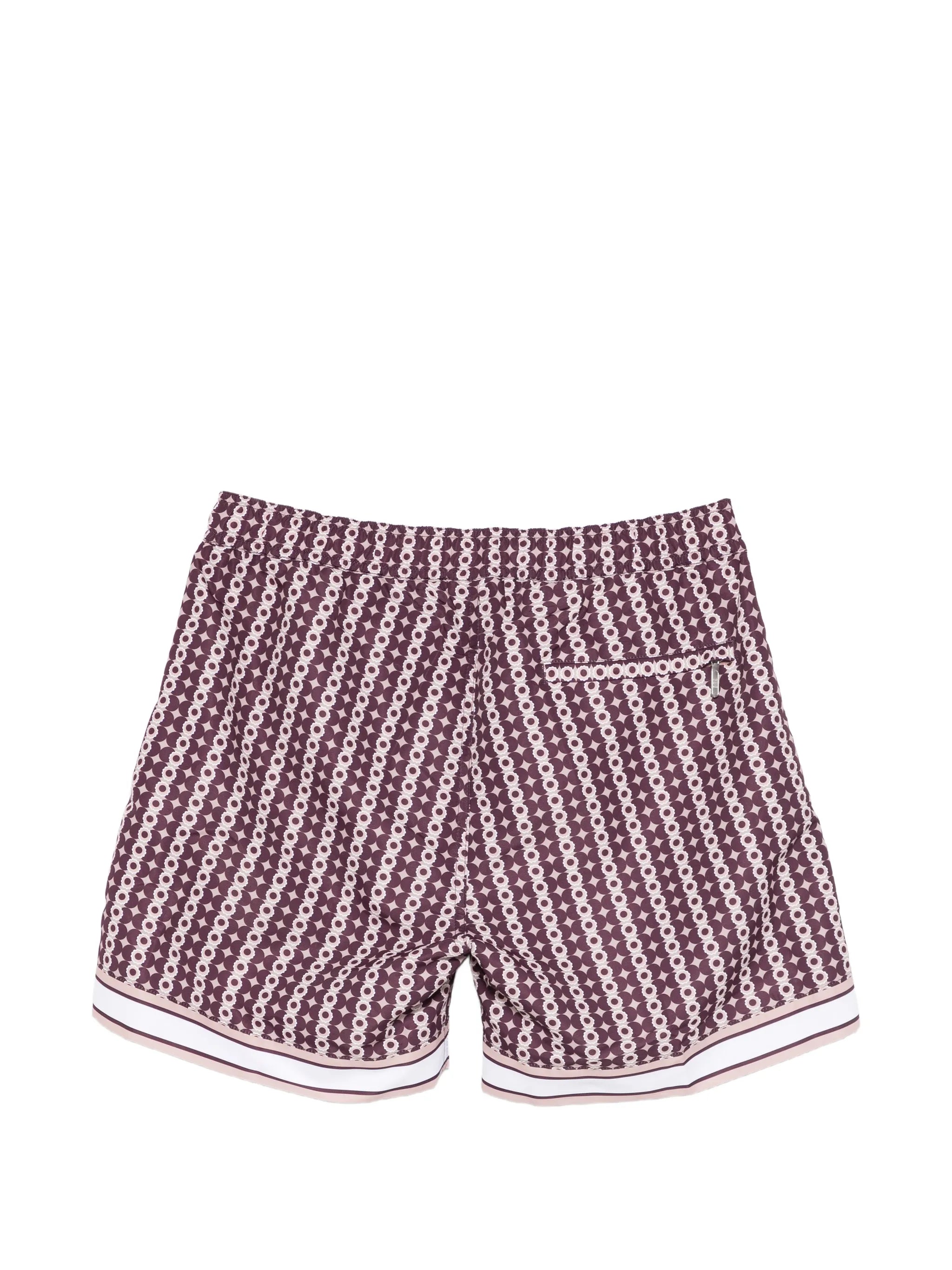 printed swim shorts