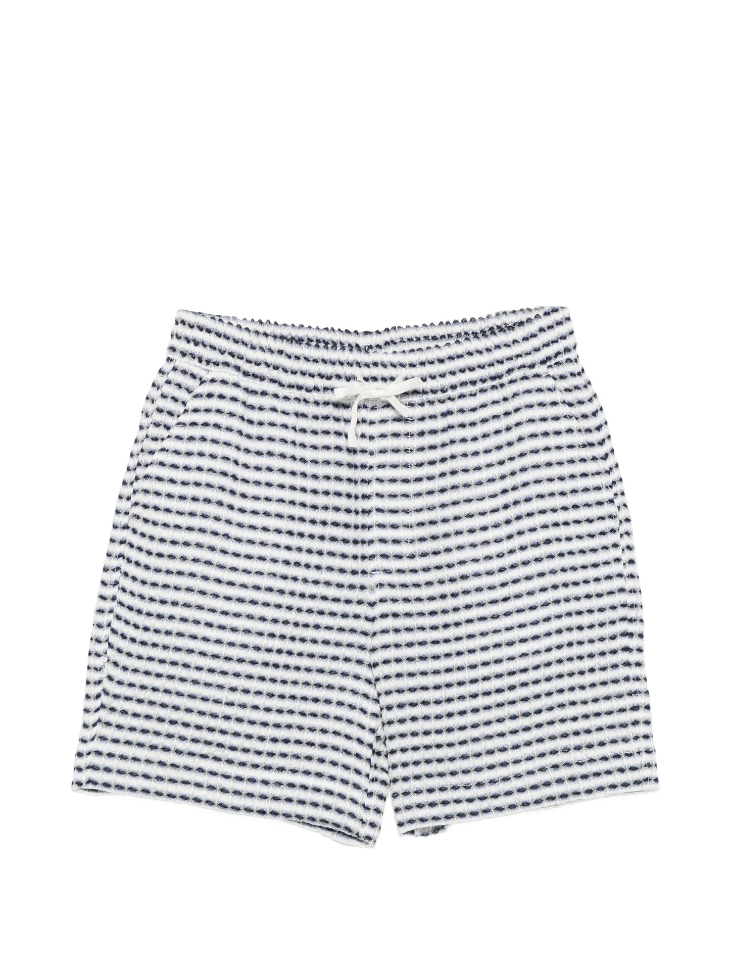 Riita horizontal-stripe shorts