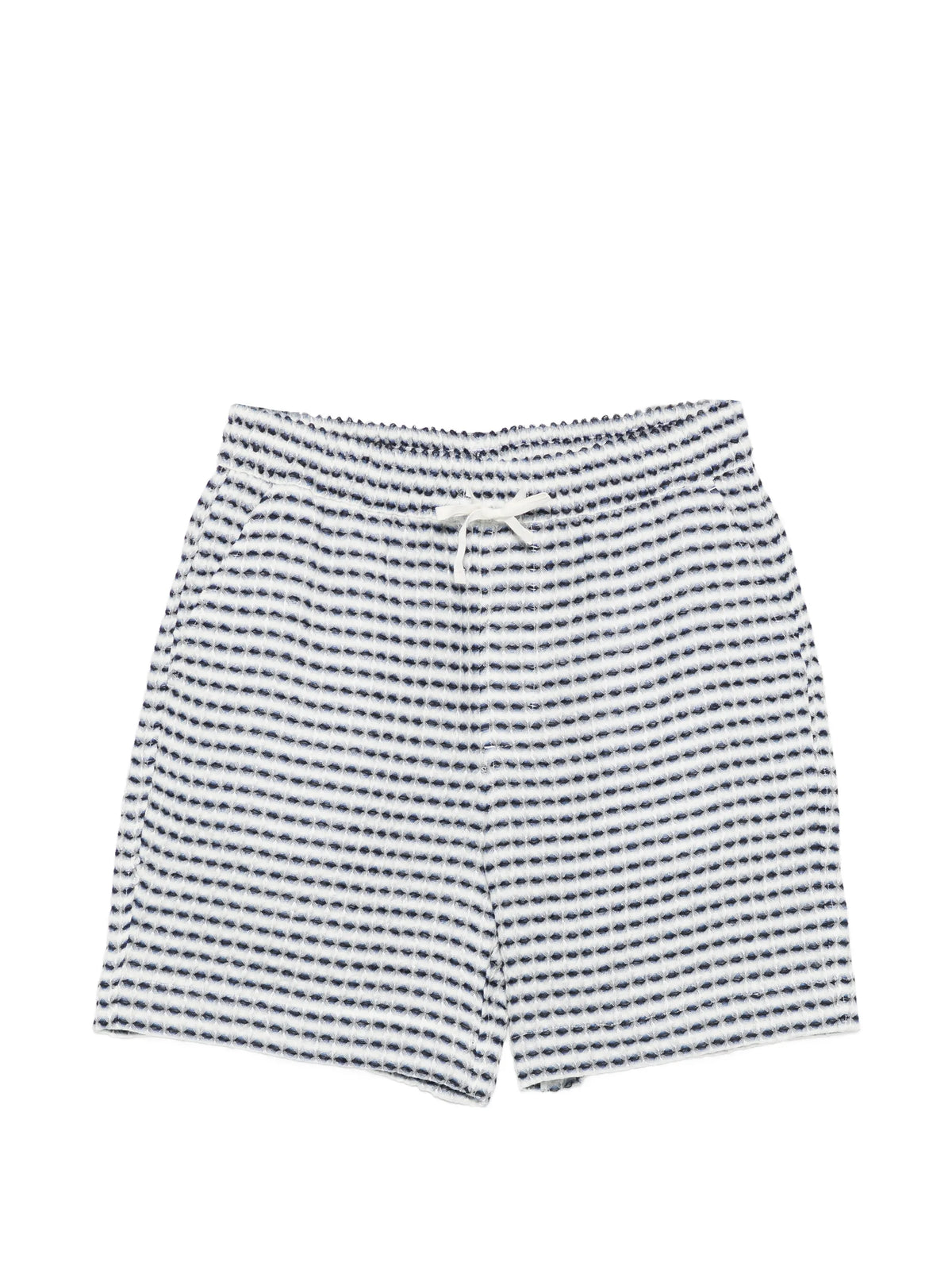 Riita horizontal-stripe shorts