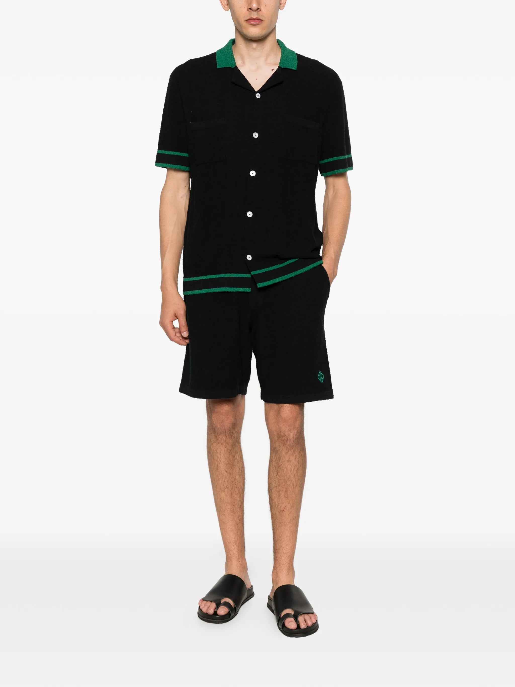 Armando bouclé knitted shirt