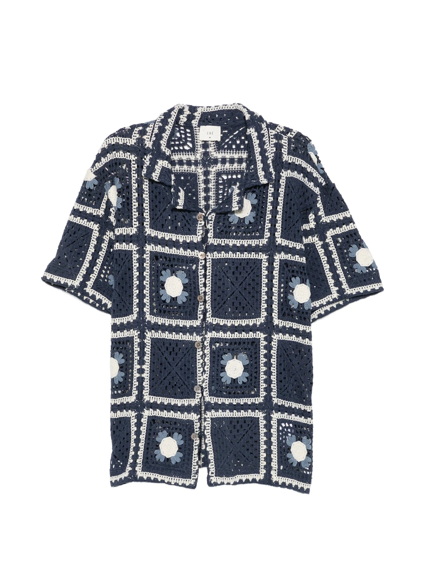 Tejer crochet-knit shirt