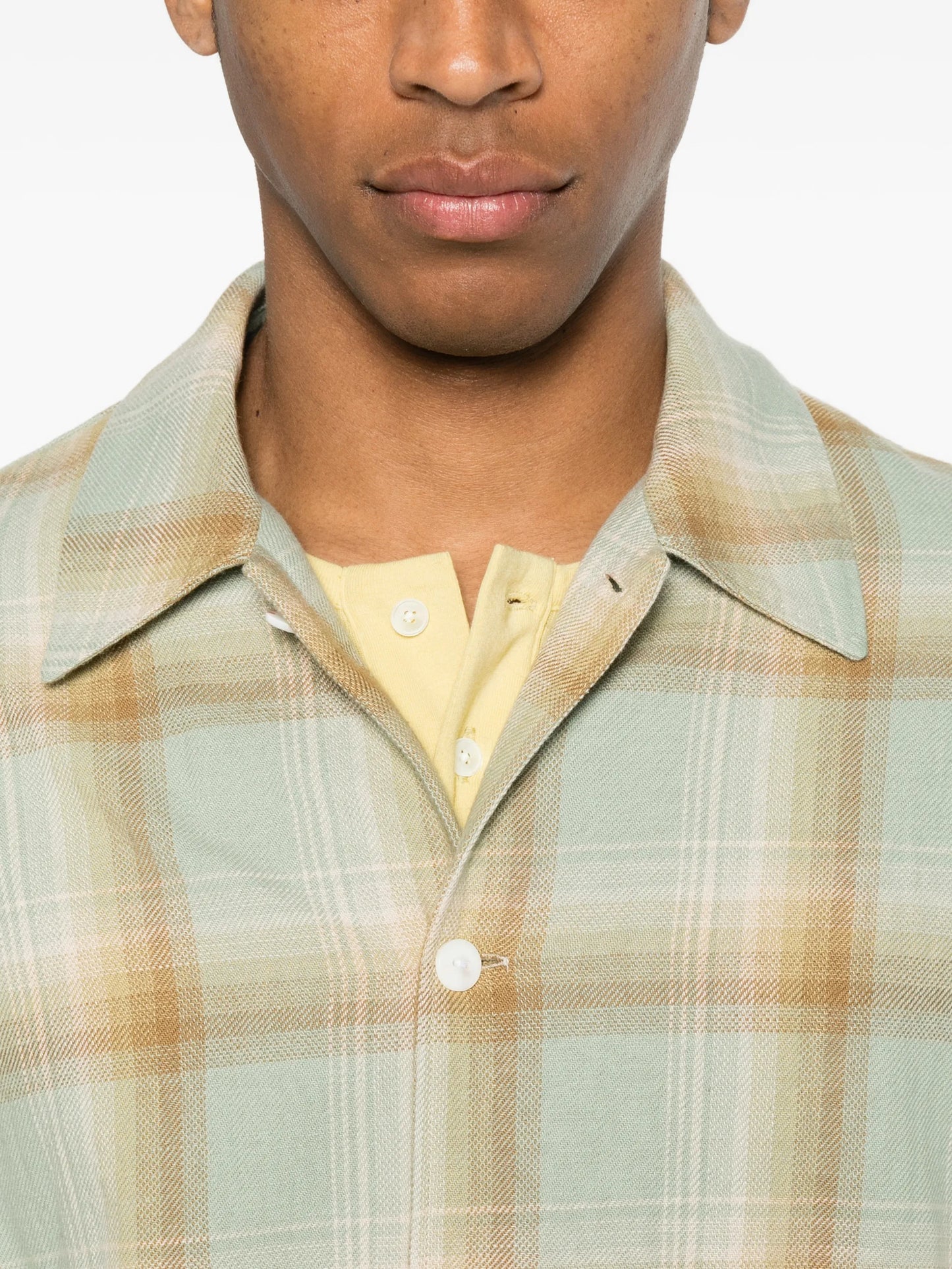 Logan ombre checked shirt
